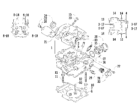 2005  500 AUTOMATIC TRANSMISSION 4X4 FIS RED [A2005IBM4BUSR]