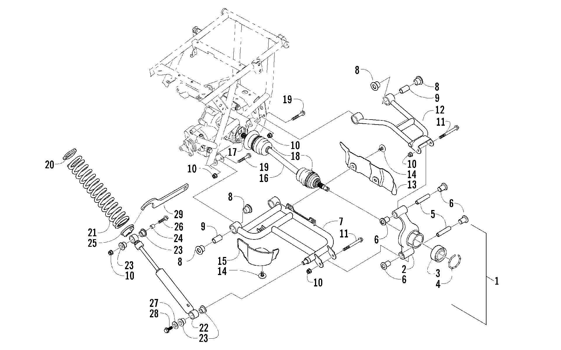 Задняя подвеска ASSEMBLY [83959]