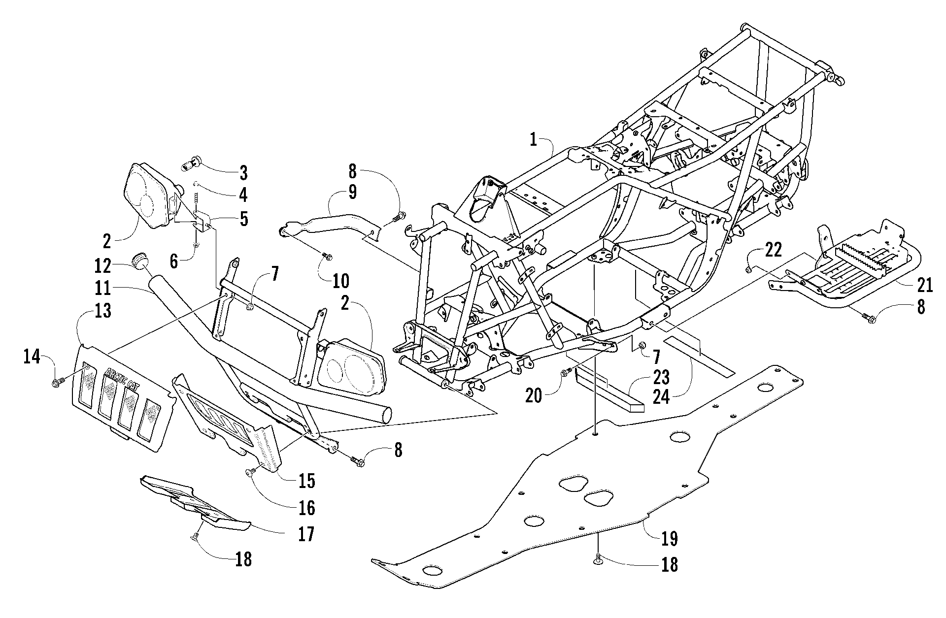 Рама AND RELATED PARTS [81216]