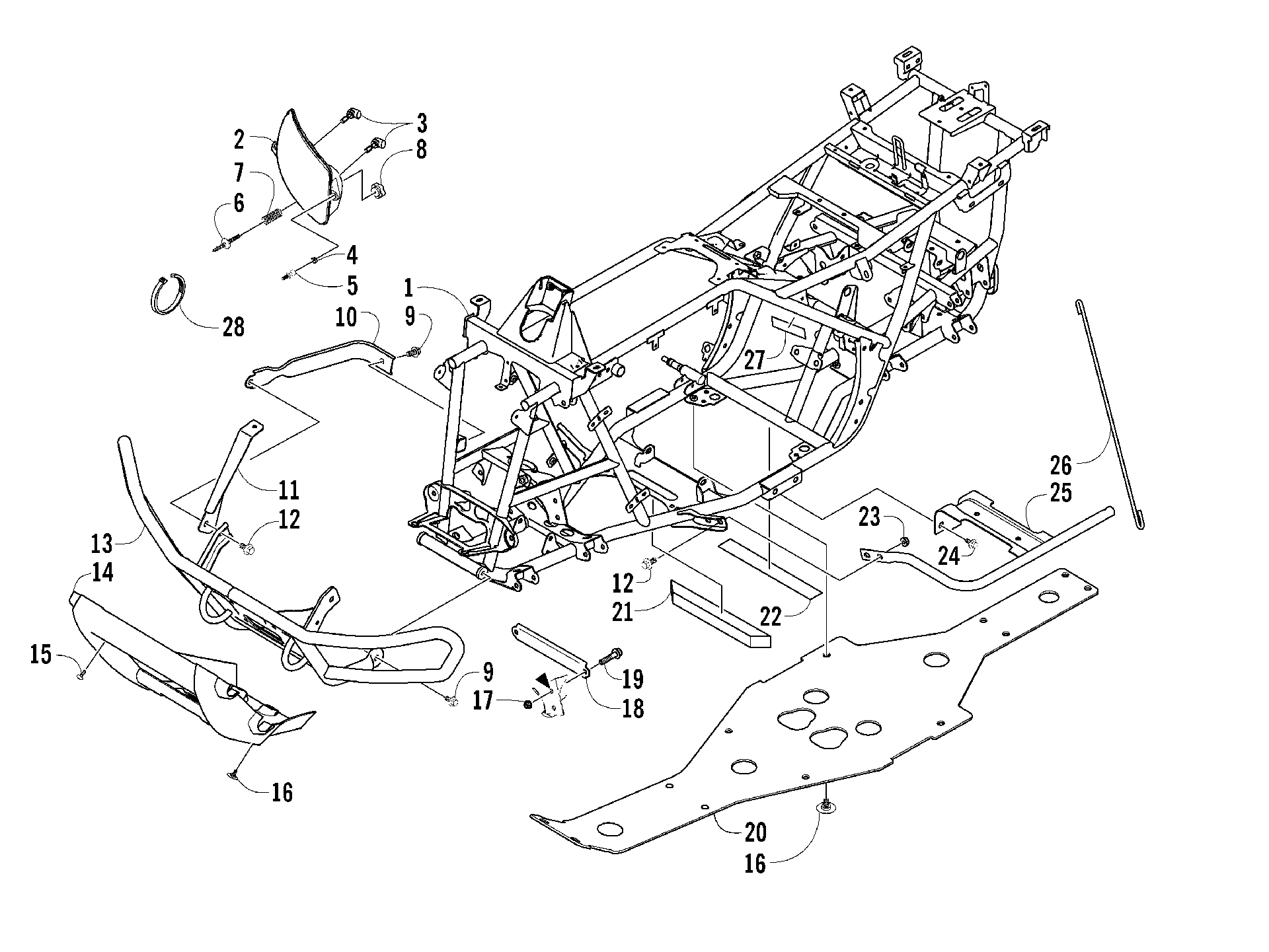 Рама AND RELATED PARTS [83005]