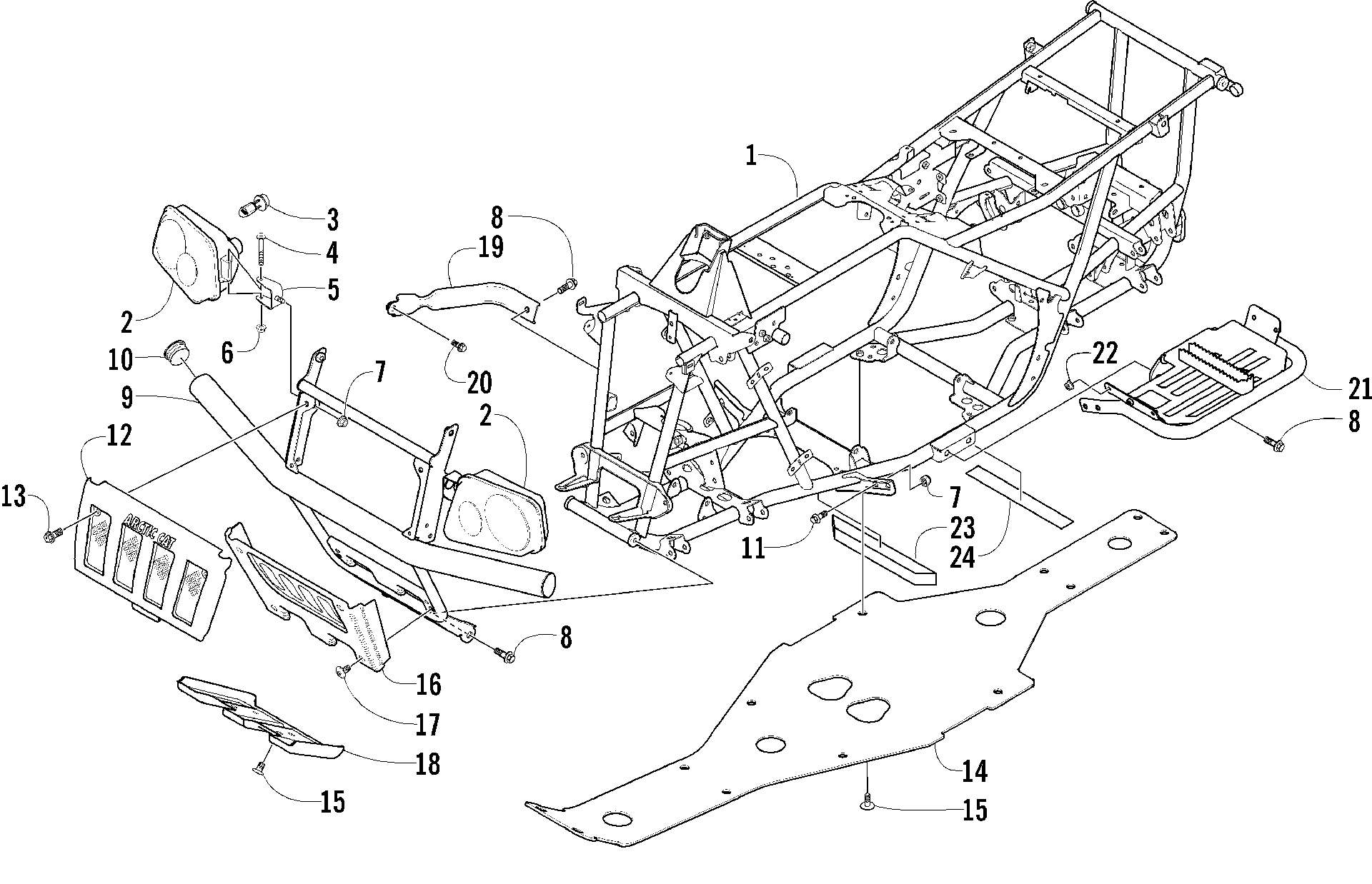 Рама AND RELATED PARTS [78023]