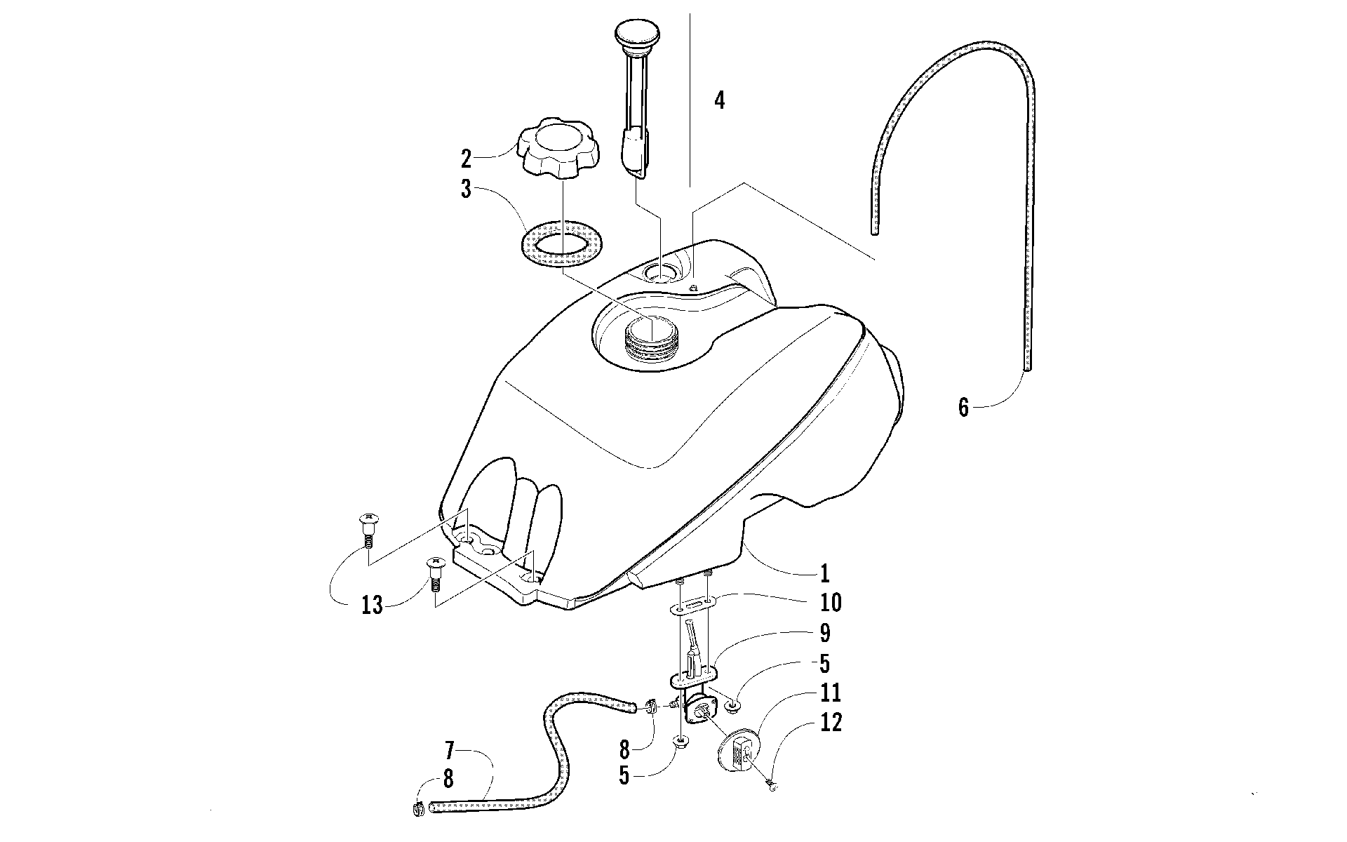 топливный бак ASSEMBLY [60142]