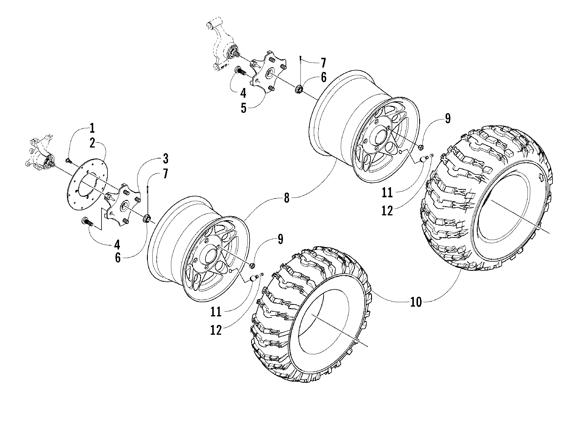 Колесо AND TIRE ASSEMBLY [83990]