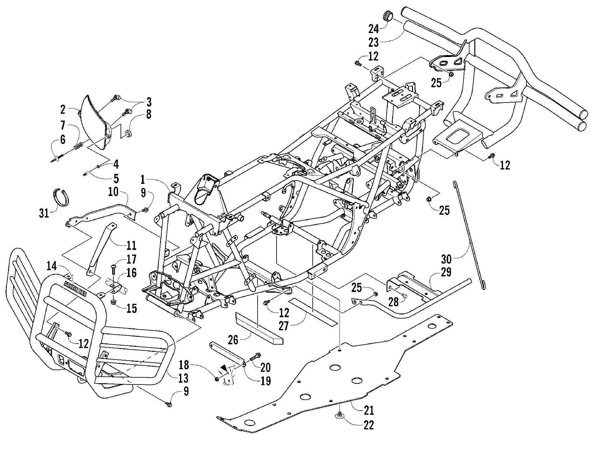 Рама AND RELATED PARTS [83216]