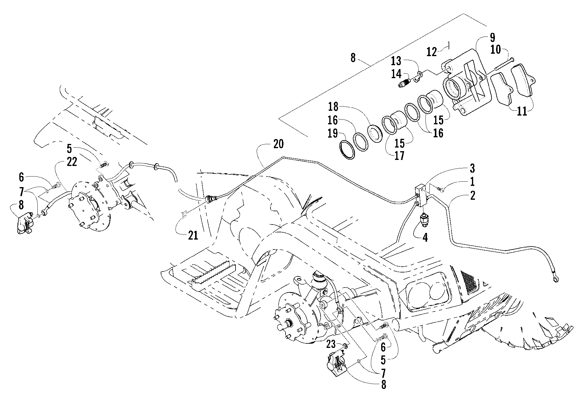 Hydraulic тормоз ASSEMBLY [83067]