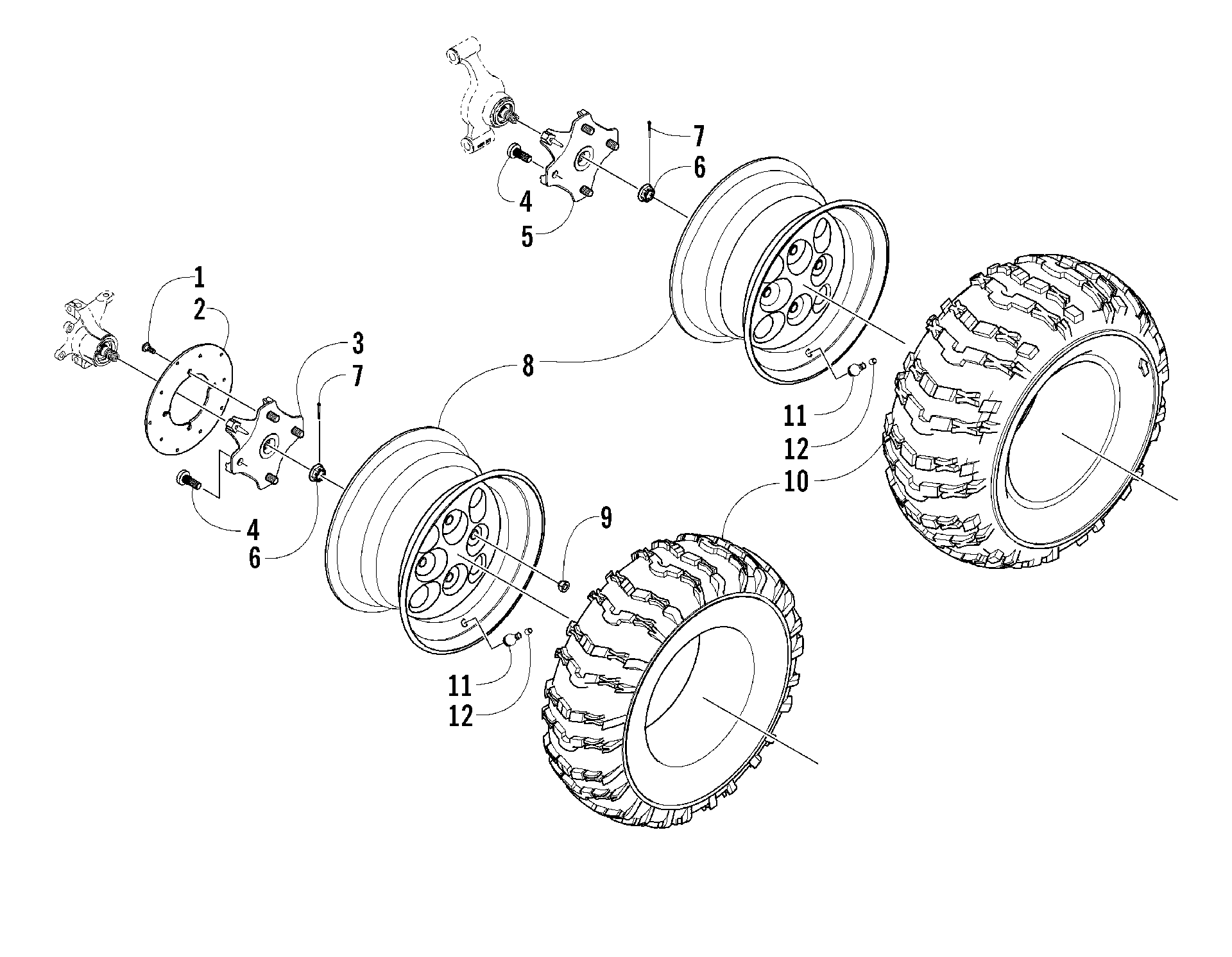 Колесо AND TIRE ASSEMBLY [83975]