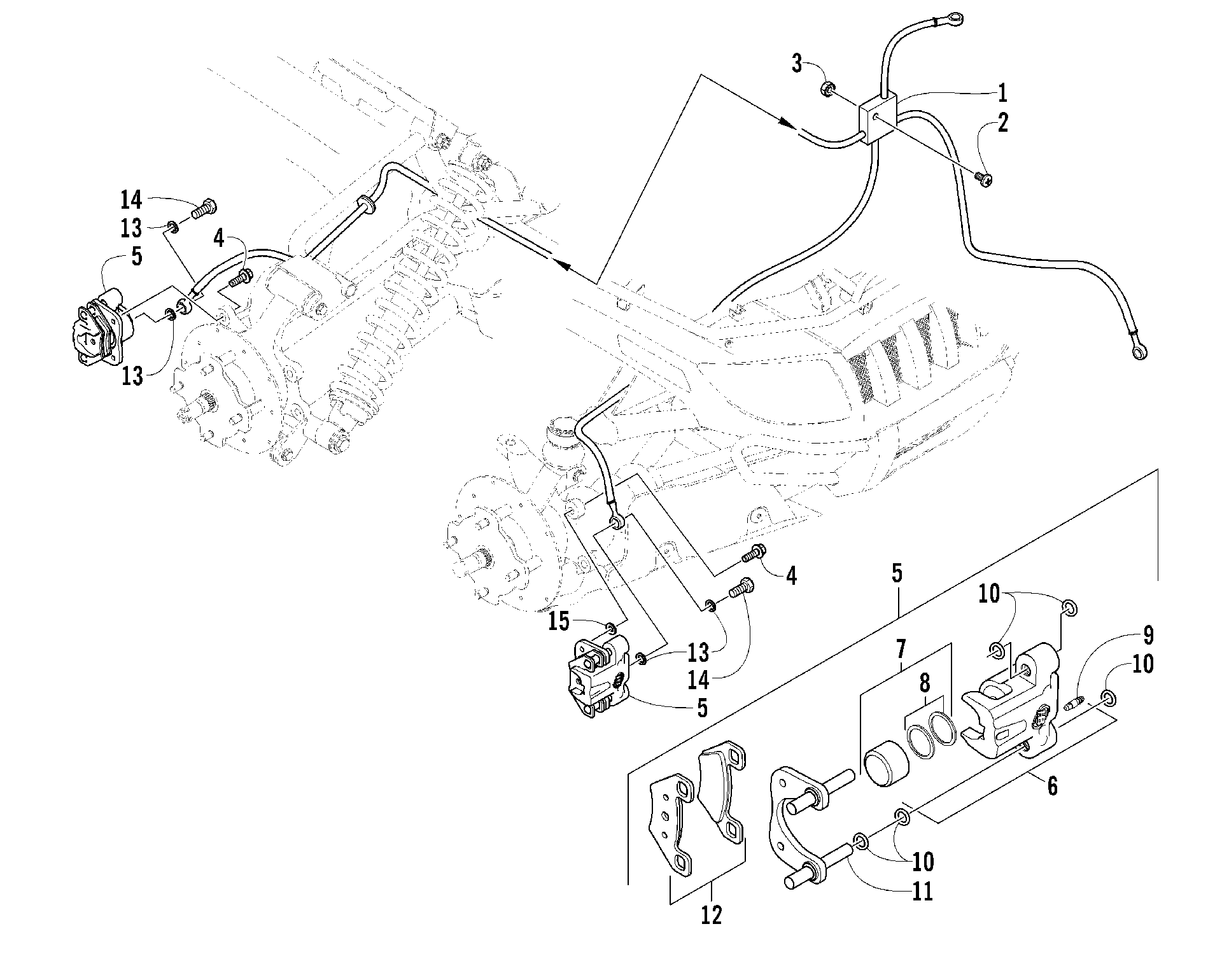 Hydraulic тормоз ASSEMBLY [83220]