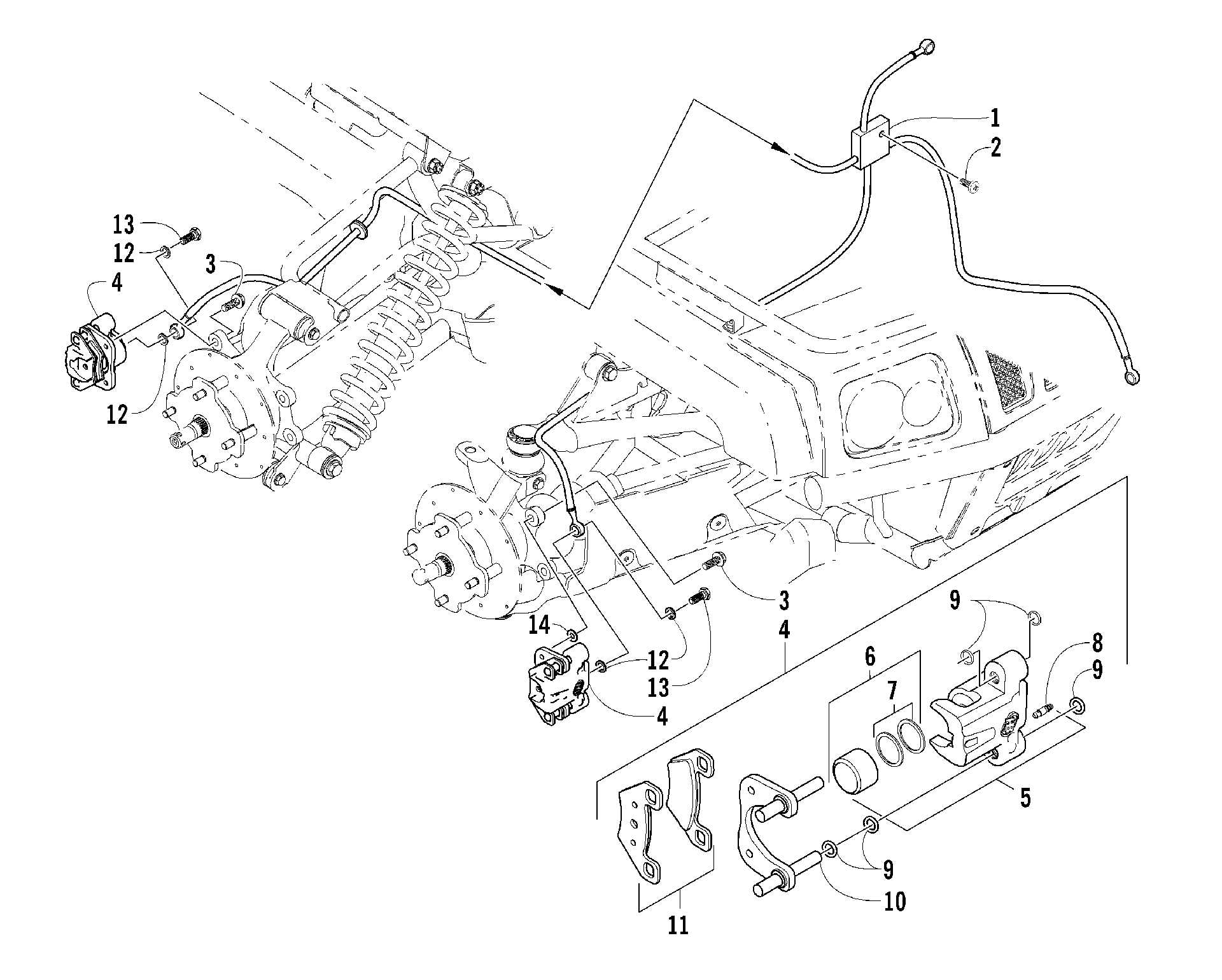 Hydraulic тормоз ASSEMBLY [82998]