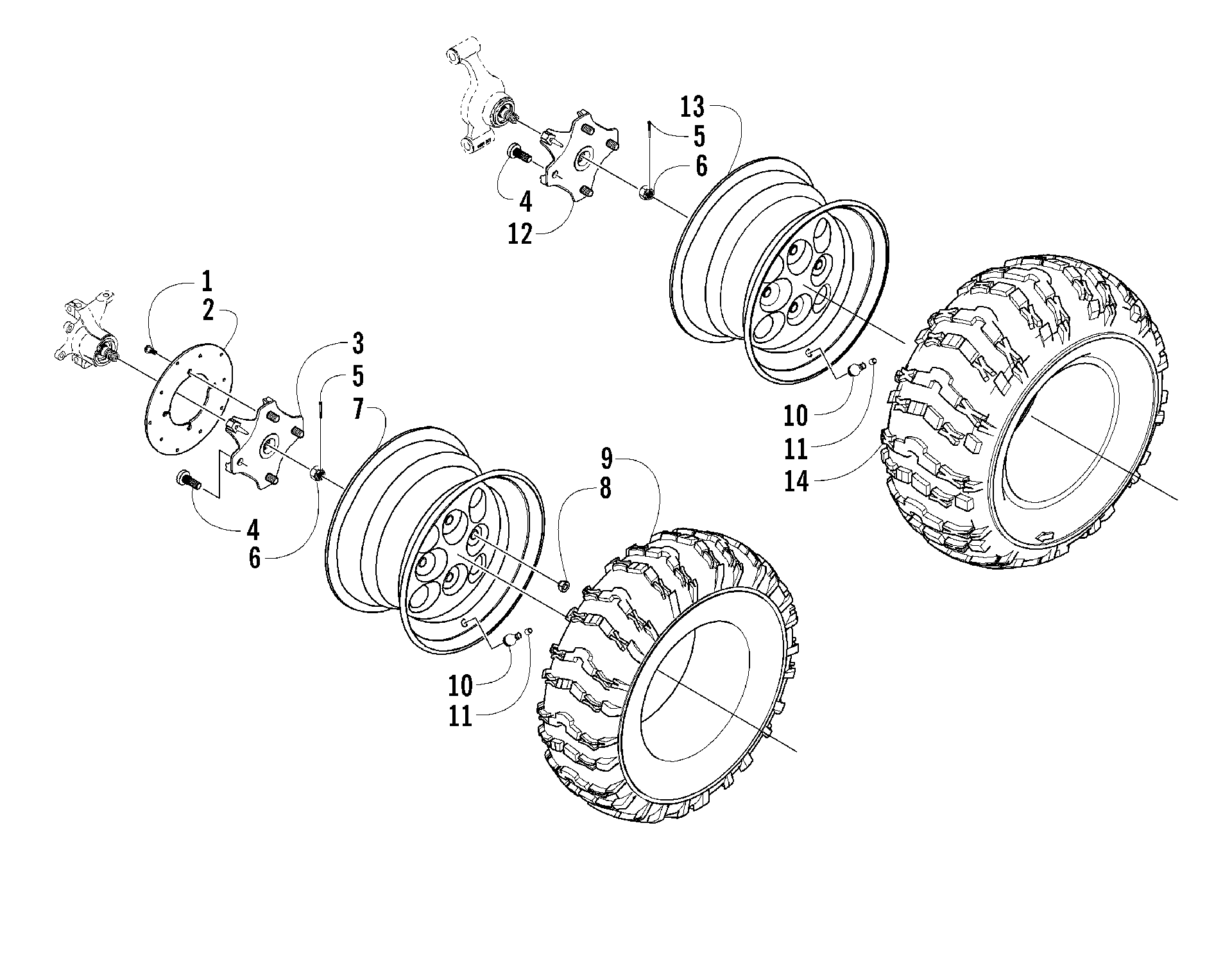 Колесо AND TIRE ASSEMBLY [81289]
