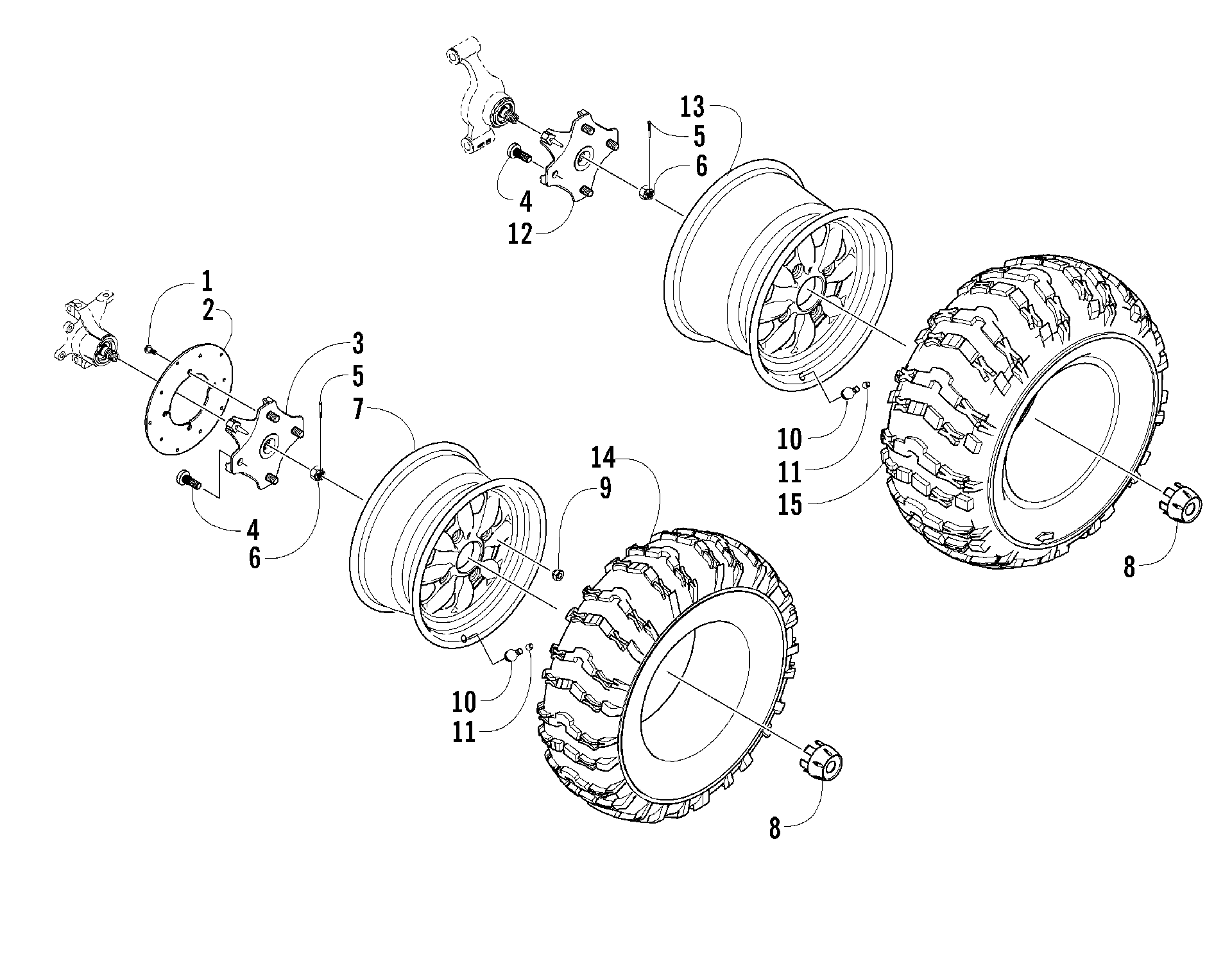 Колесо AND TIRE ASSEMBLY [81245]