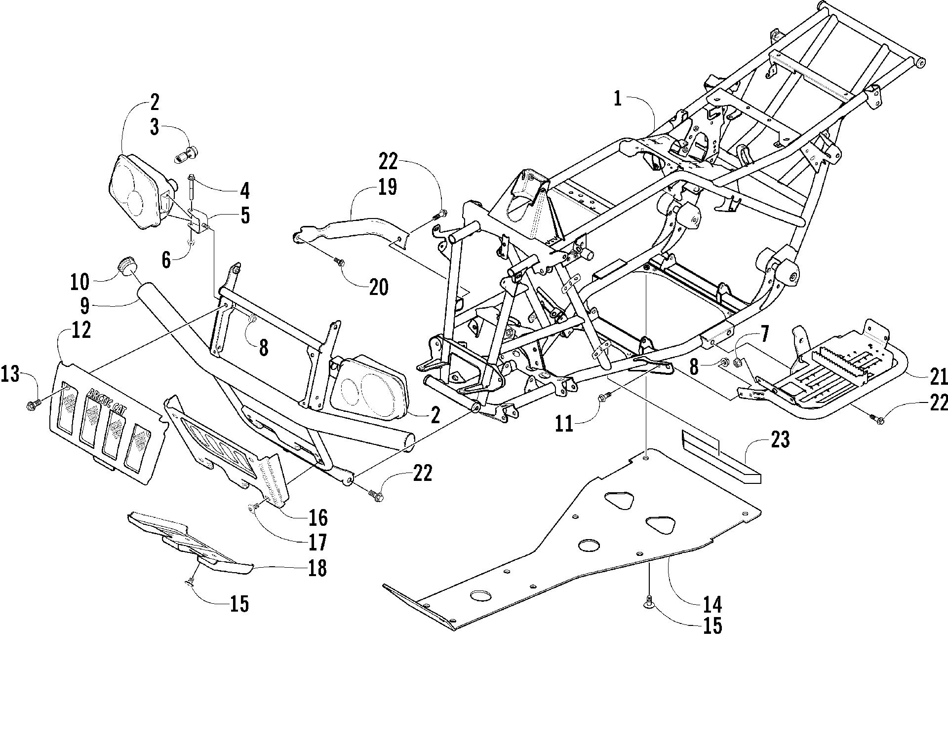 Рама AND RELATED PARTS [78271]