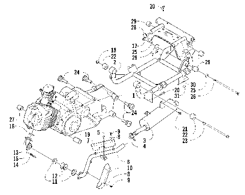 2003 ATV 300 (4X4 RED) [A2003ATF4AUSR-2003-138]