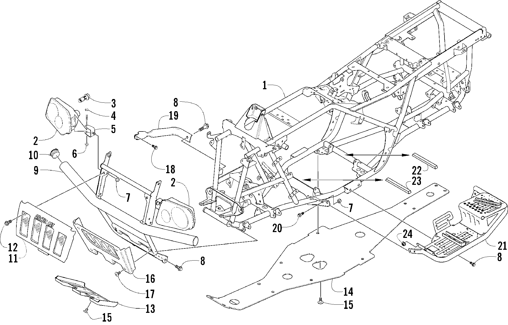 Рама AND RELATED PARTS [78707]