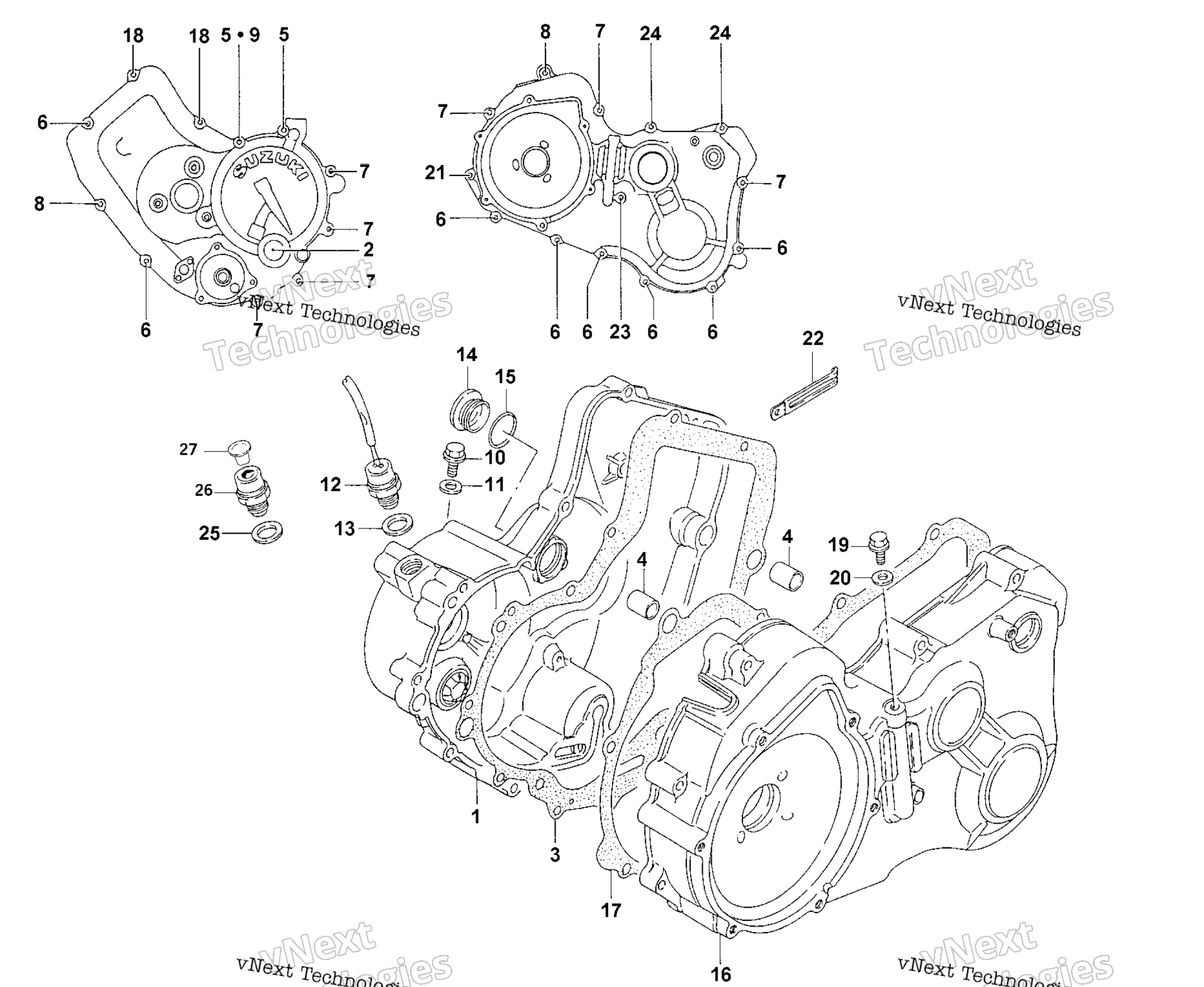 Картер Cover Assembly
