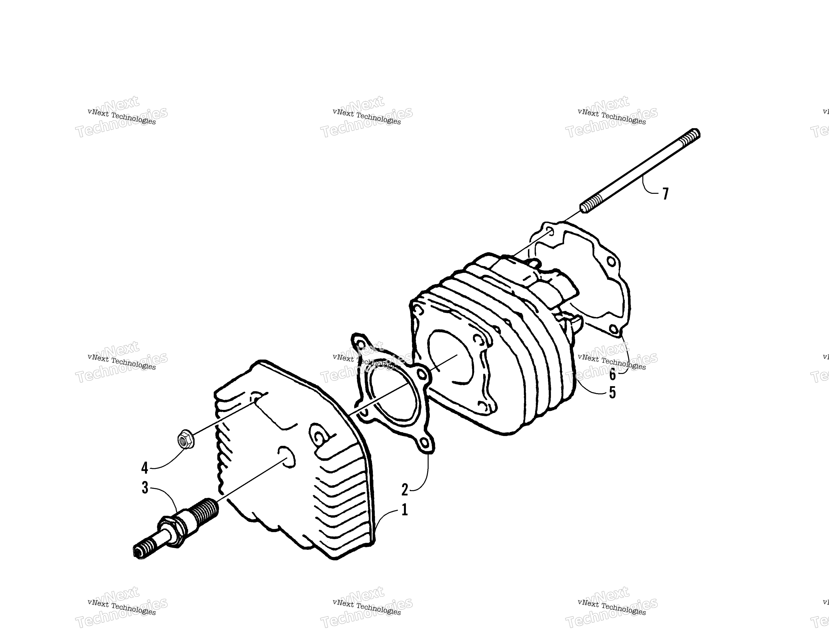 Цилиндр And Head Assembly