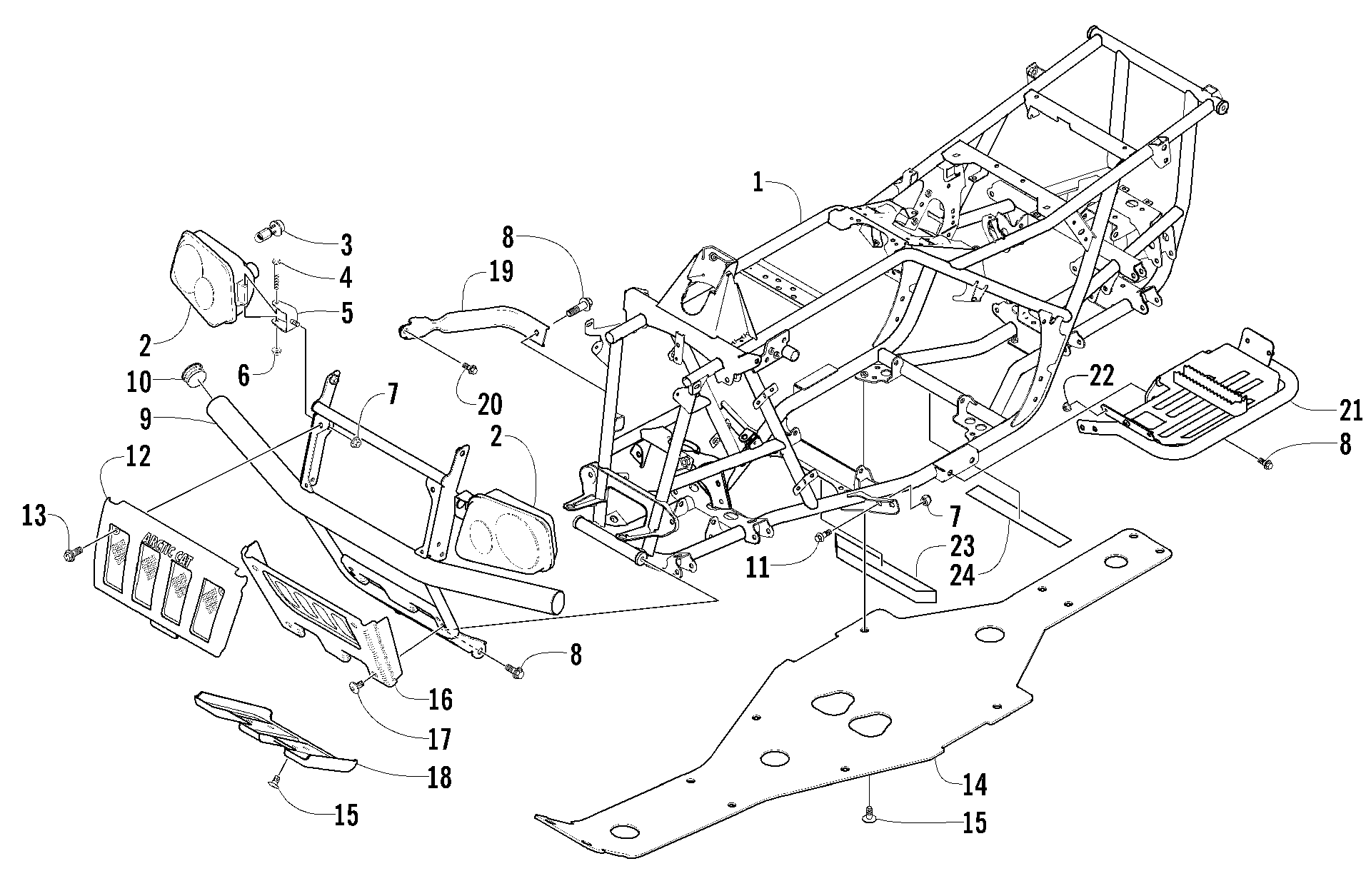 Рама AND RELATED PARTS [55453]