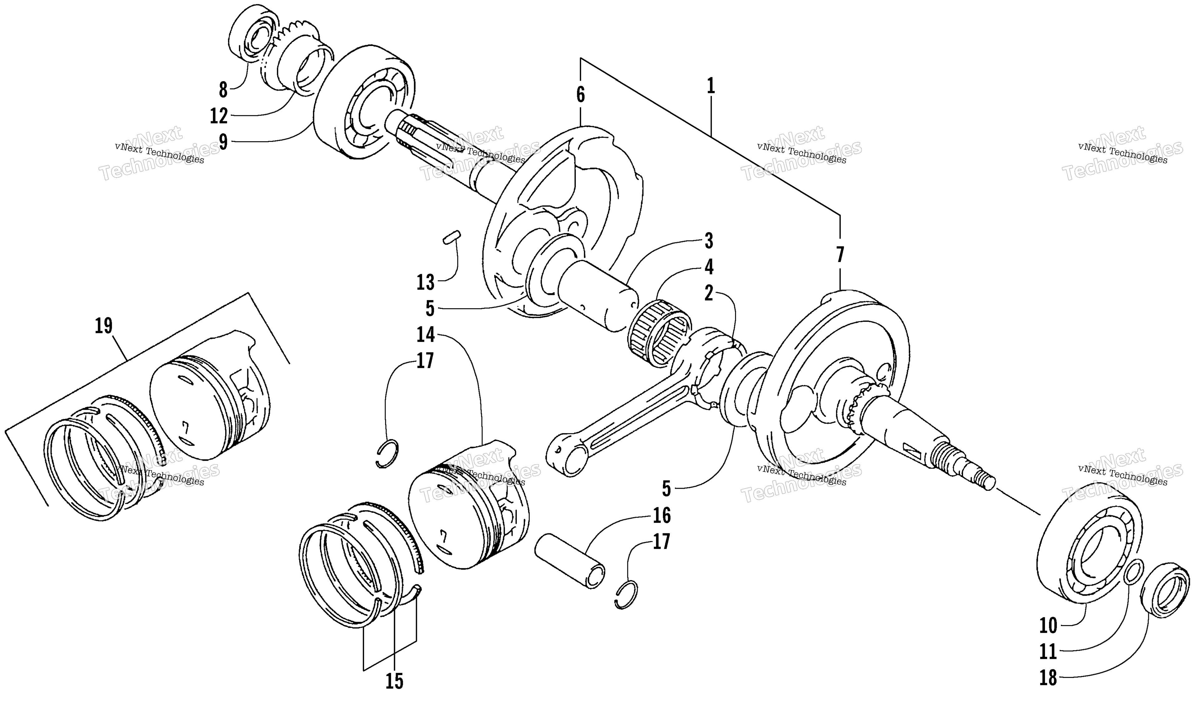 Коленчатый вал Assembly
