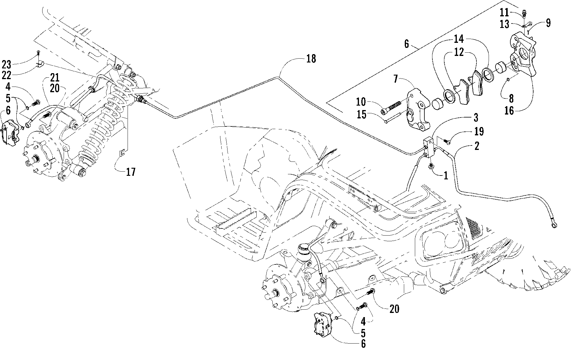 Hydraulic тормоз ASSEMBLY [54982]