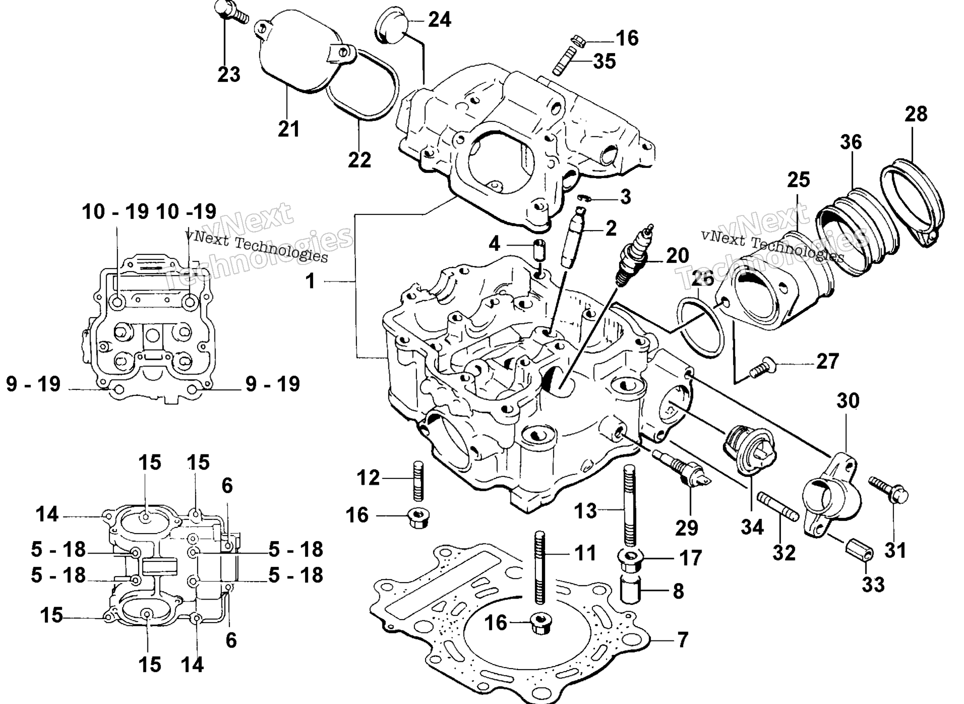 Цилиндр Head Assembly