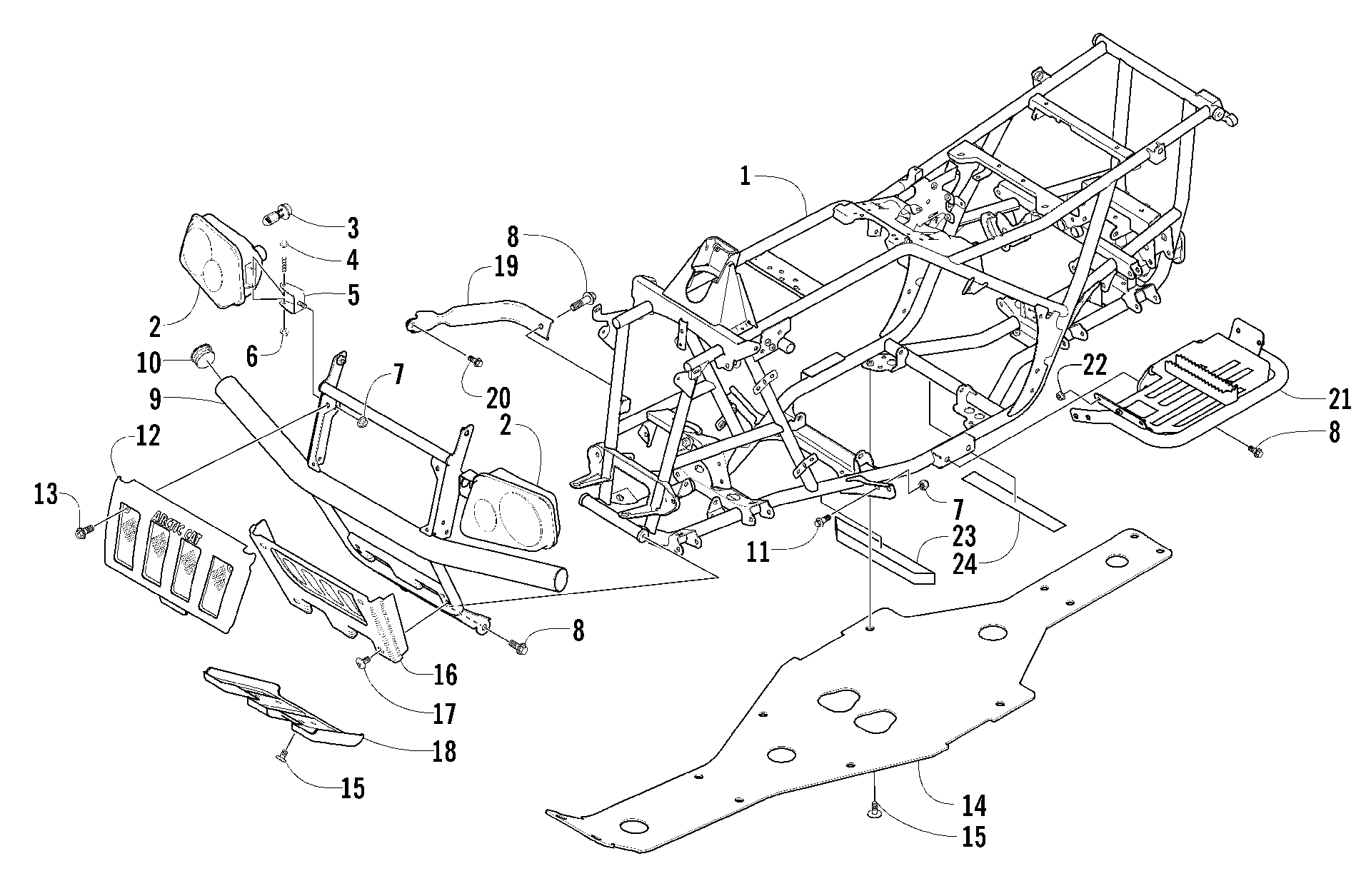Рама AND RELATED PARTS [81020]