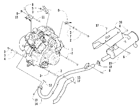 2003 ATV 500 FIS AUTOMATIC TRANSMISSION (RED) [A2003ISM4BUSR-2003-184]