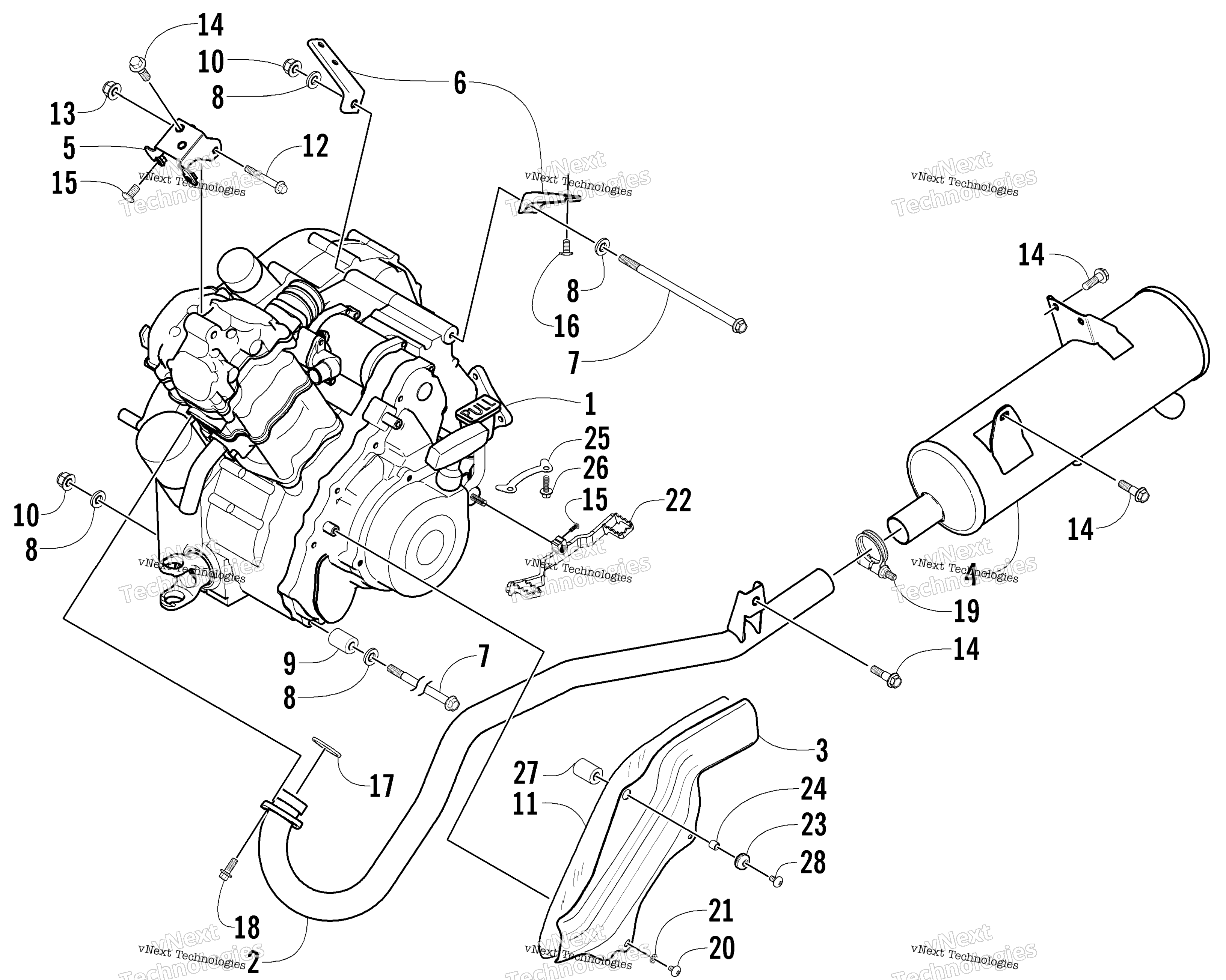 Двигатель And Exhaust