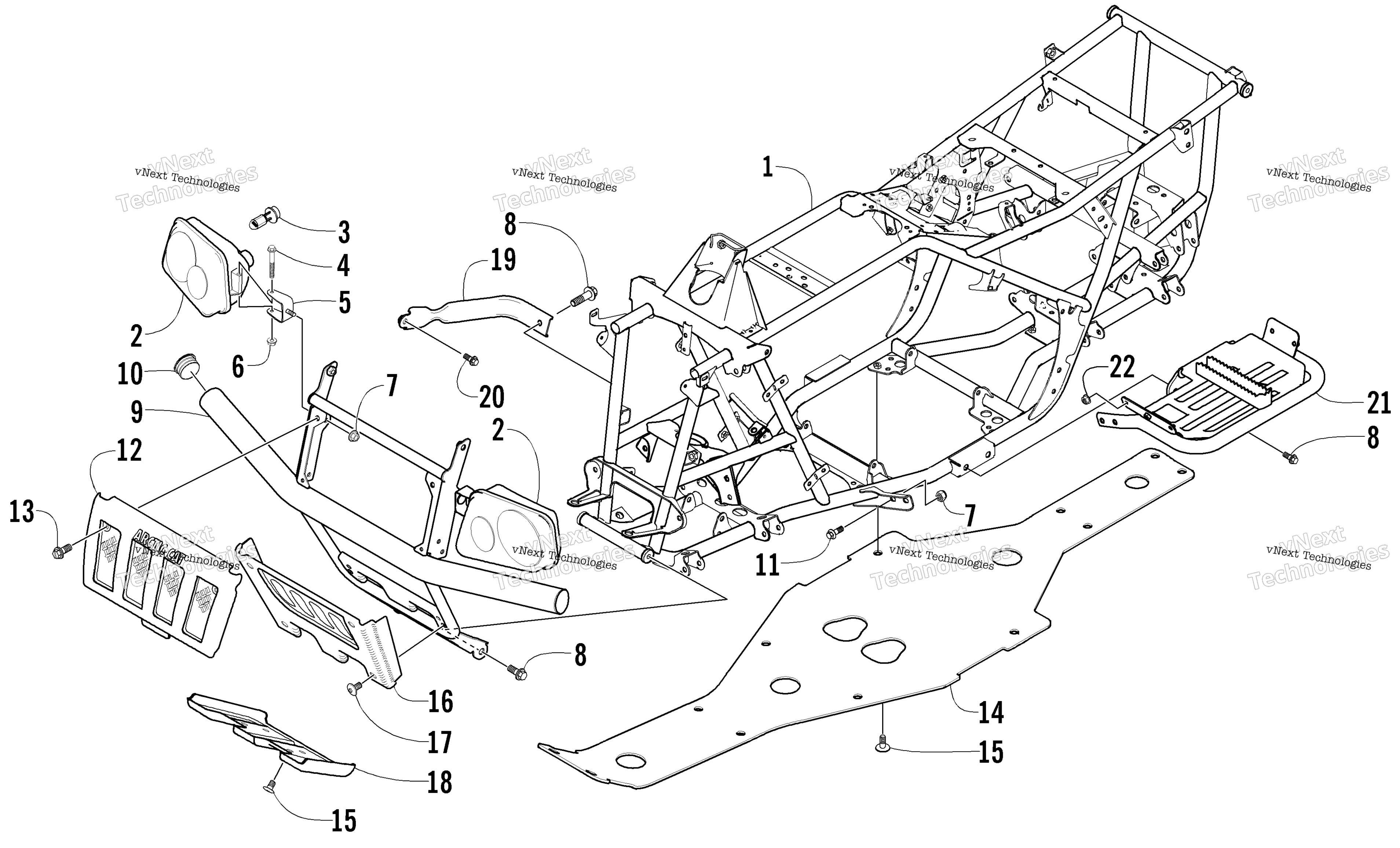 Рама And Related Parts
