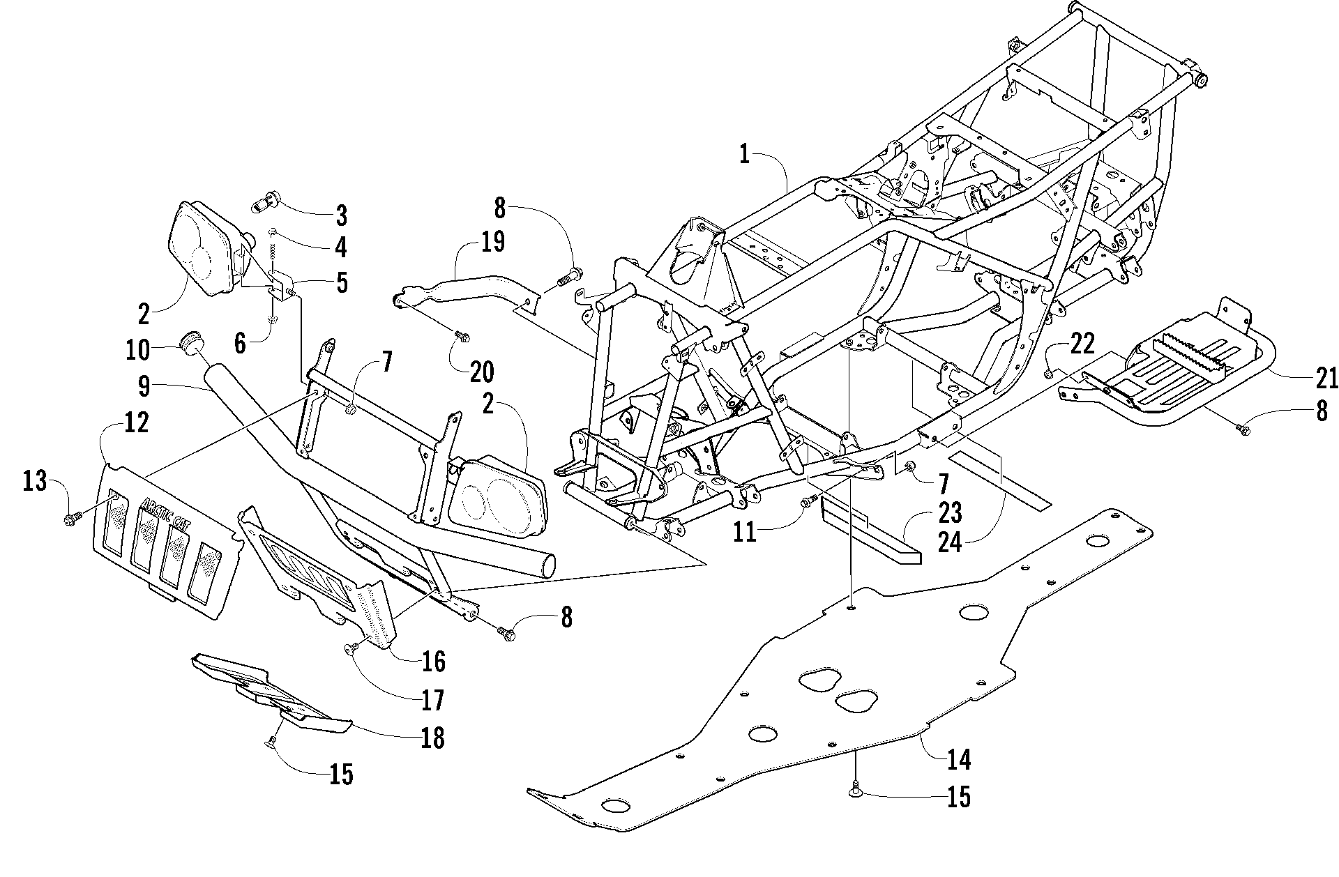 Рама AND RELATED PARTS [60016]