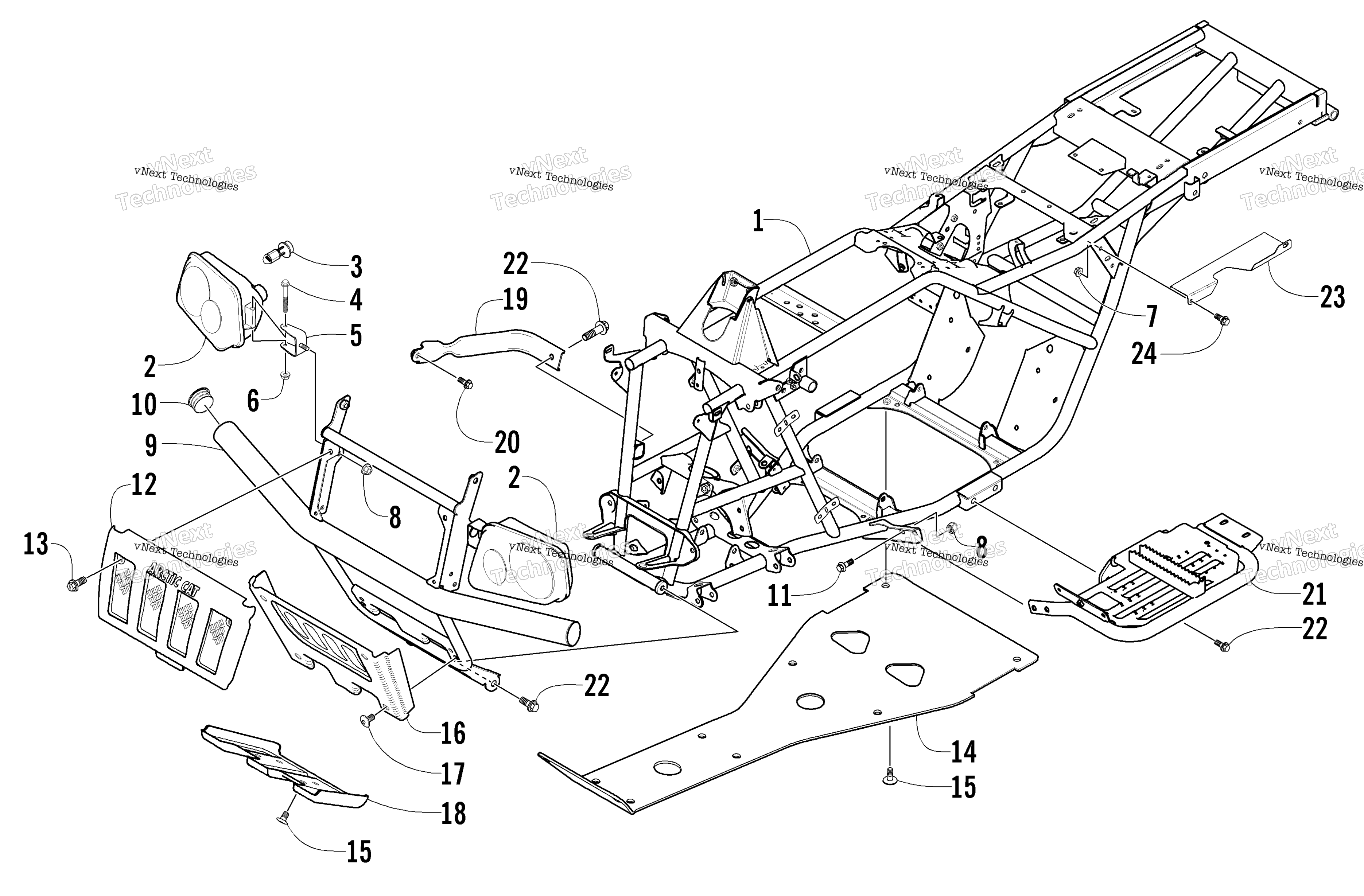 Рама And Related Parts