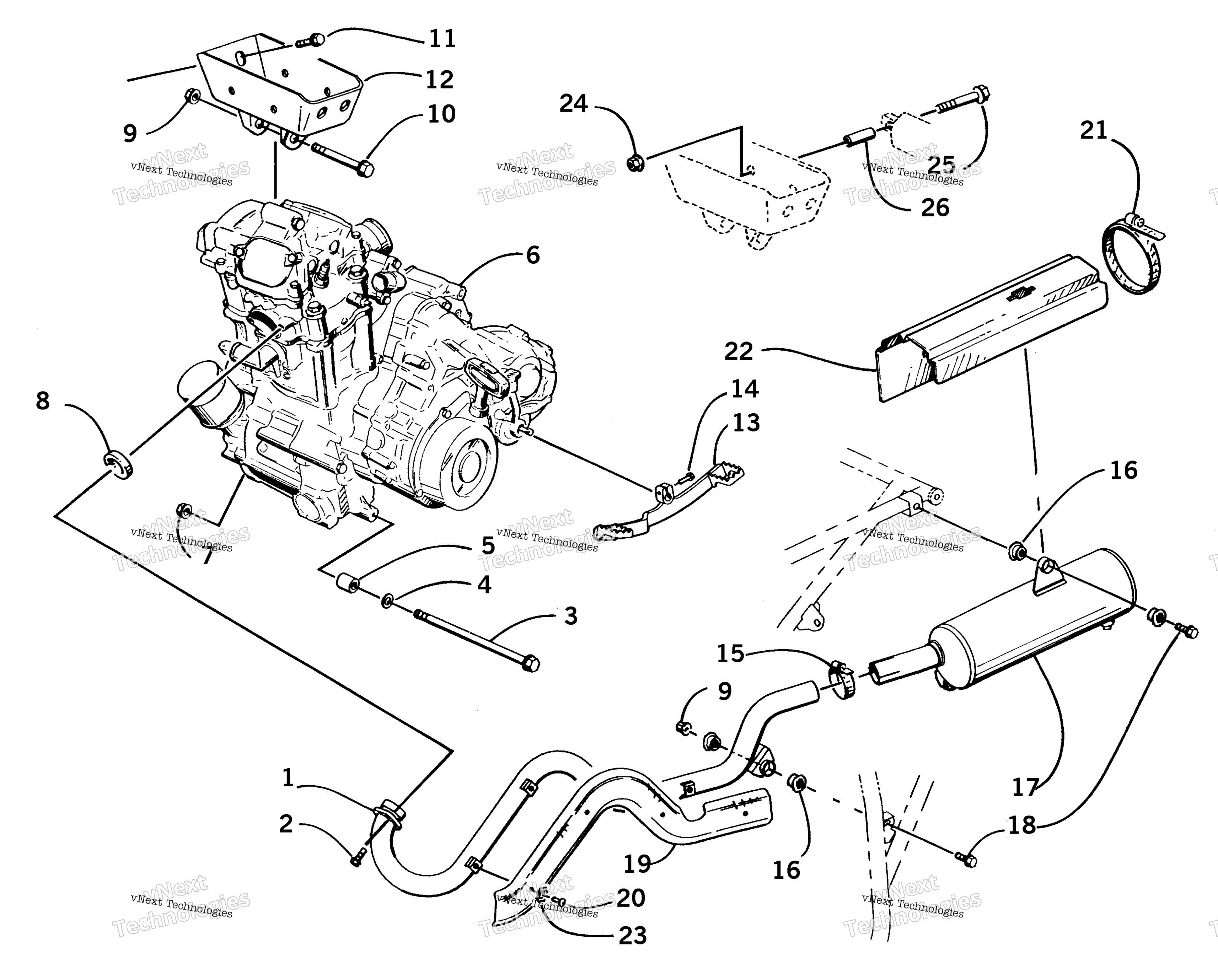 Двигатель And Exhaust