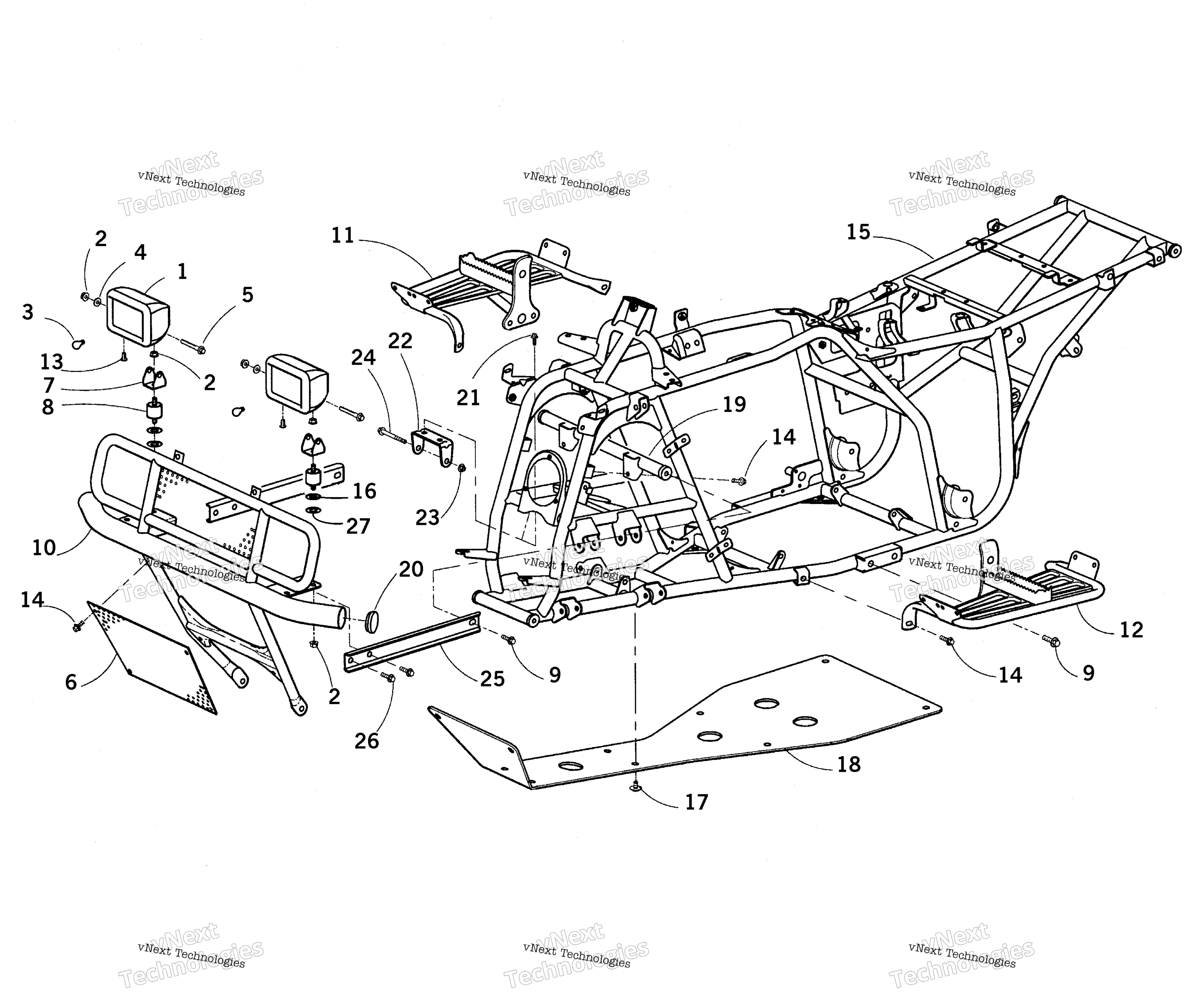 Рама And Related Parts