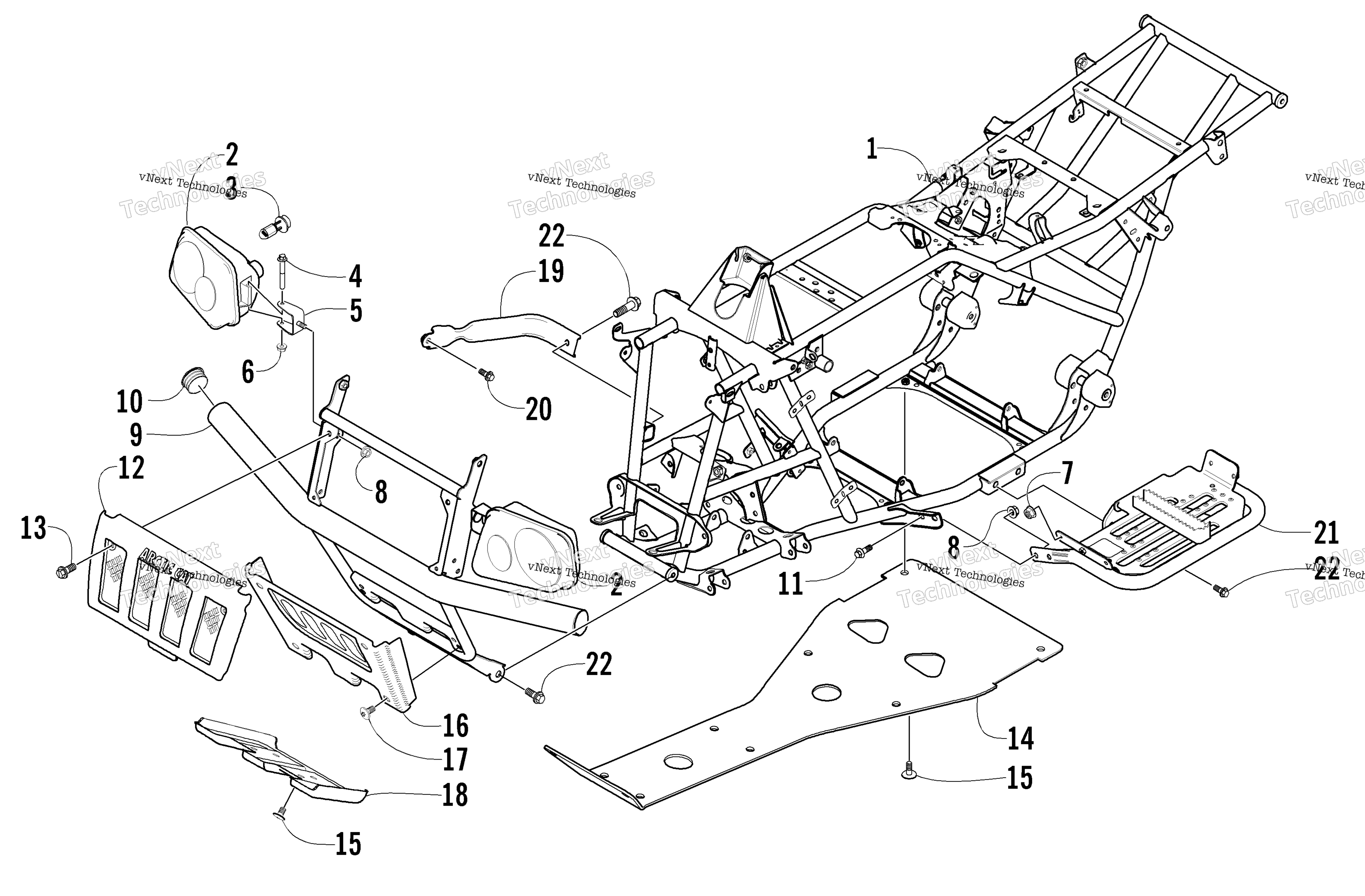 Рама And Related Parts