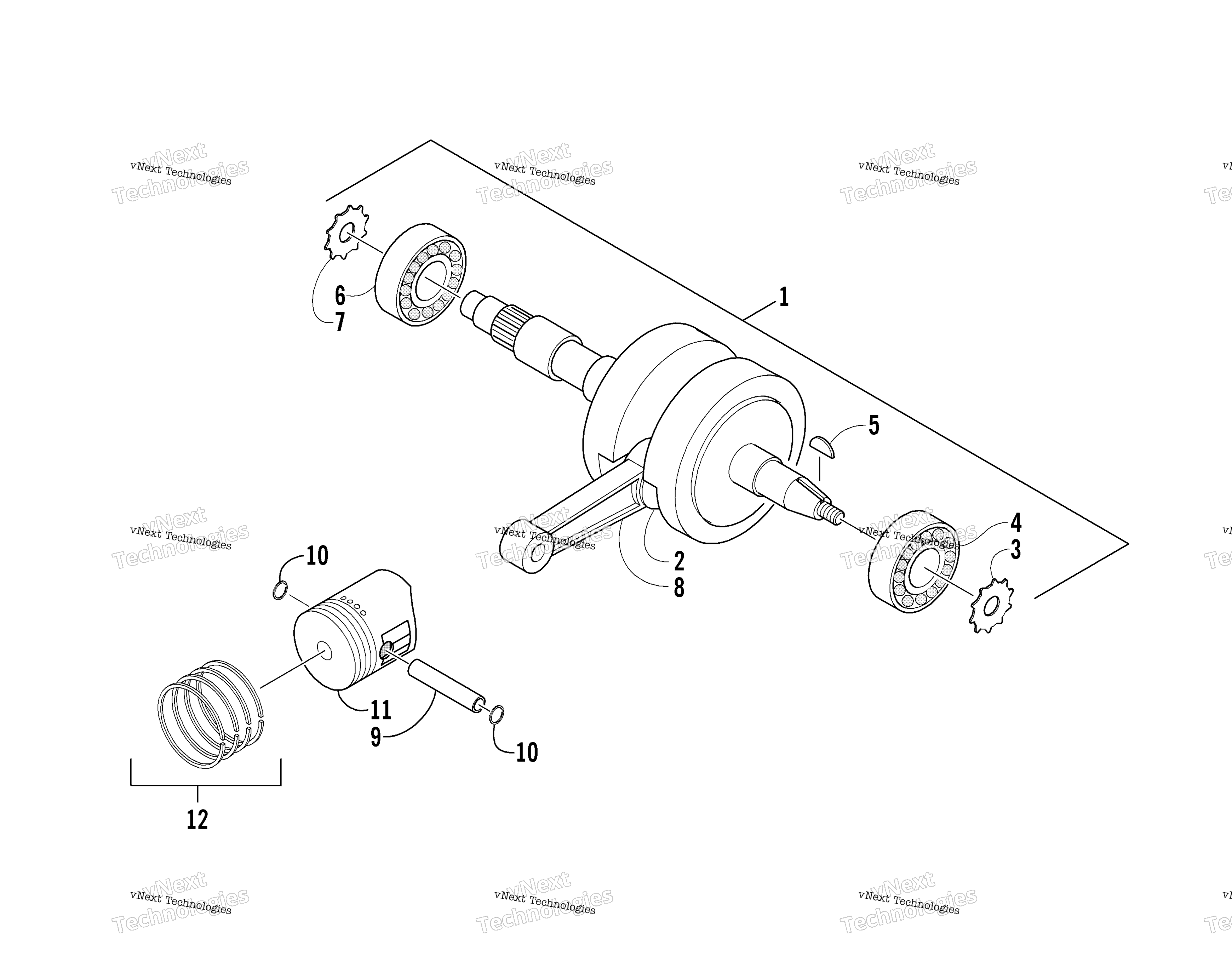 Коленчатый вал Assembly