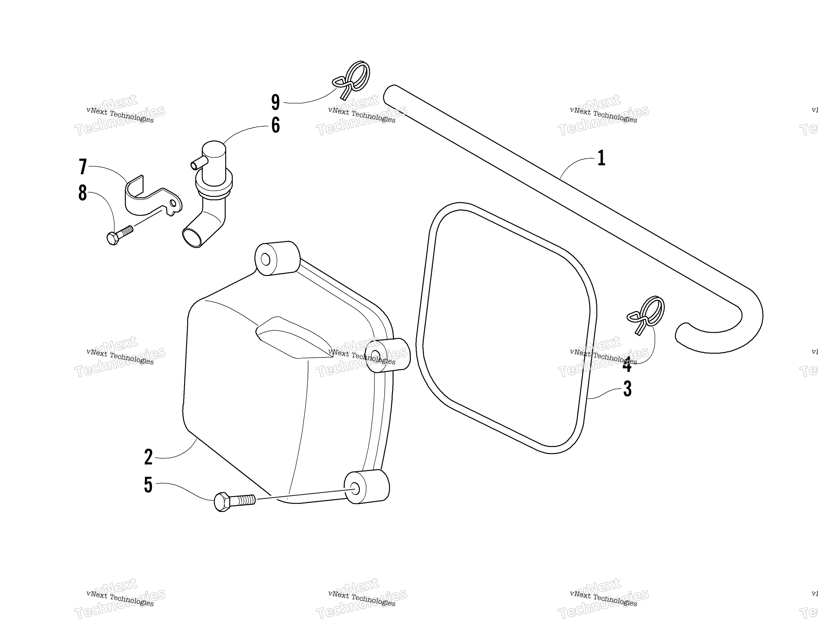 Цилиндр Head Cover Assembly