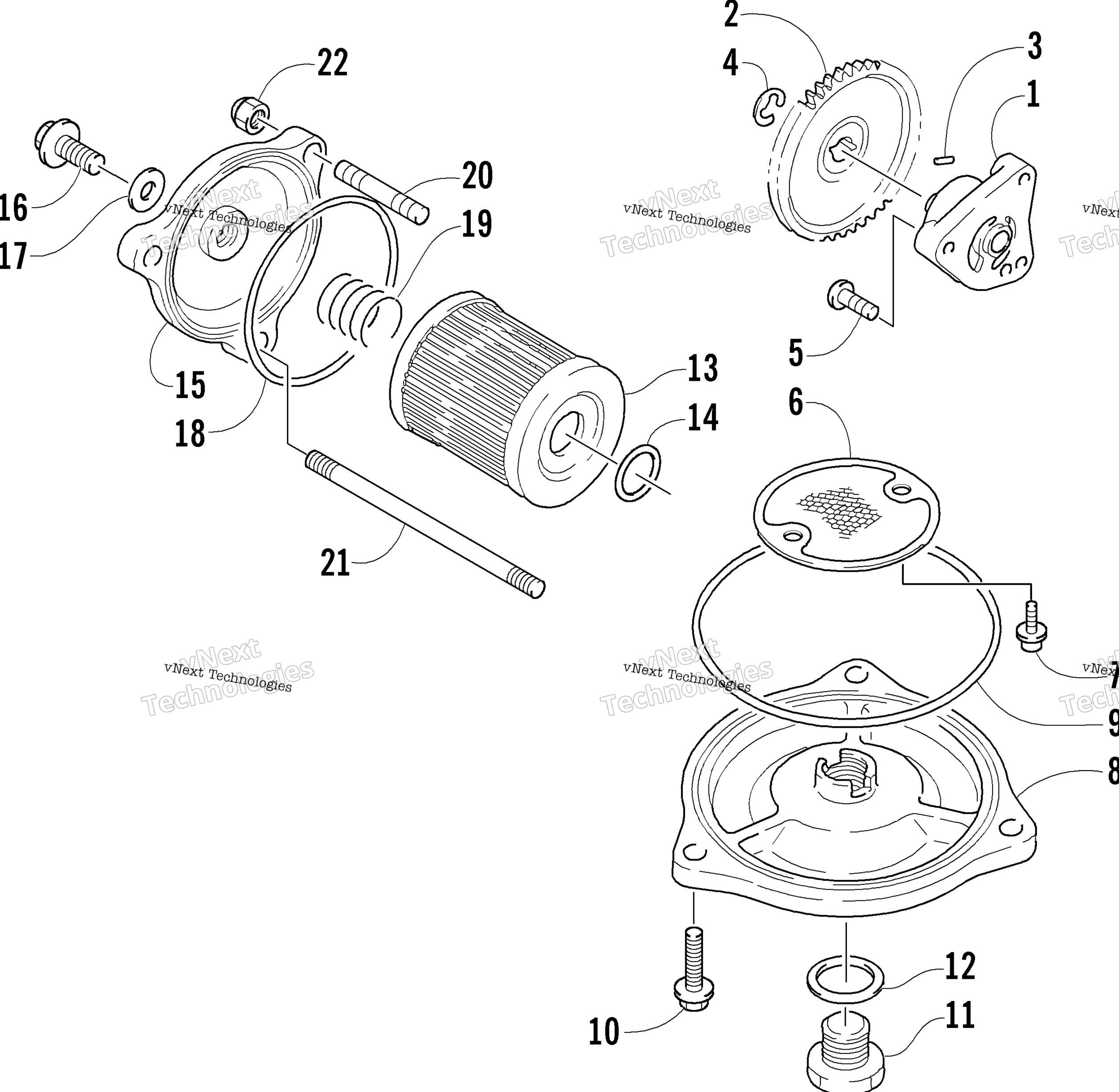 масляный Pump Assembly