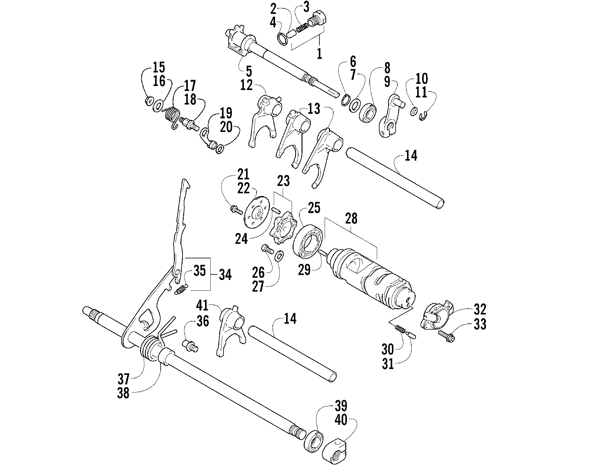 передача Shifting ASSEMBLY [60036]
