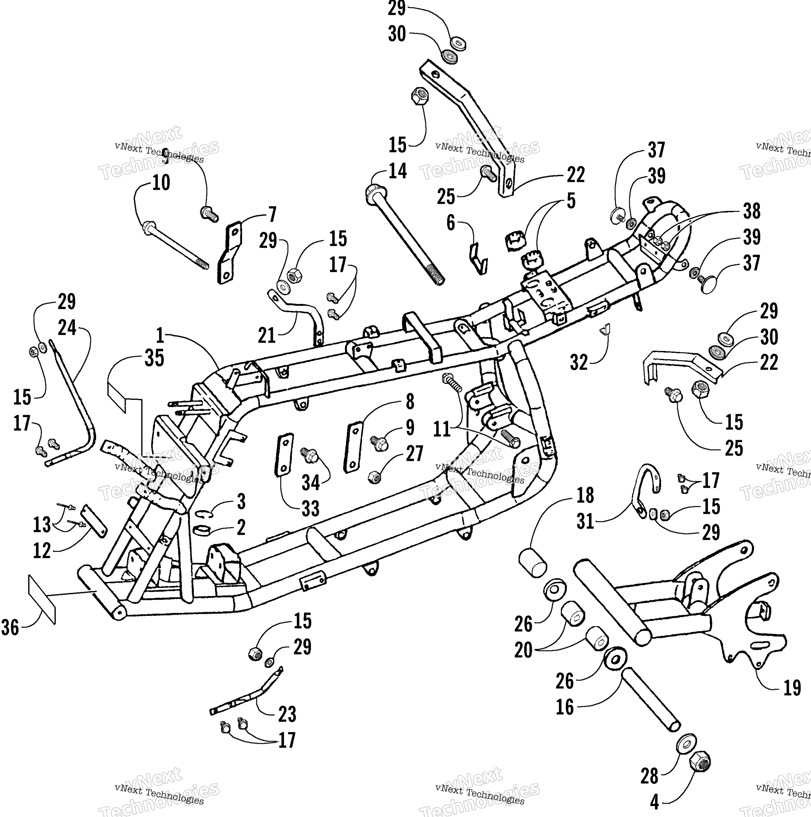Рама And Related Parts