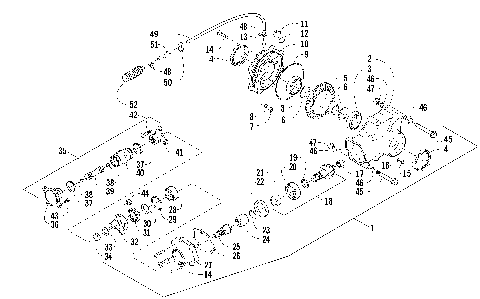 2003 ATV 500 FIS AUTOMATIC TRANSMISSION (GREEN - MRP) [A2003ISM4BUSS-2003-184]
