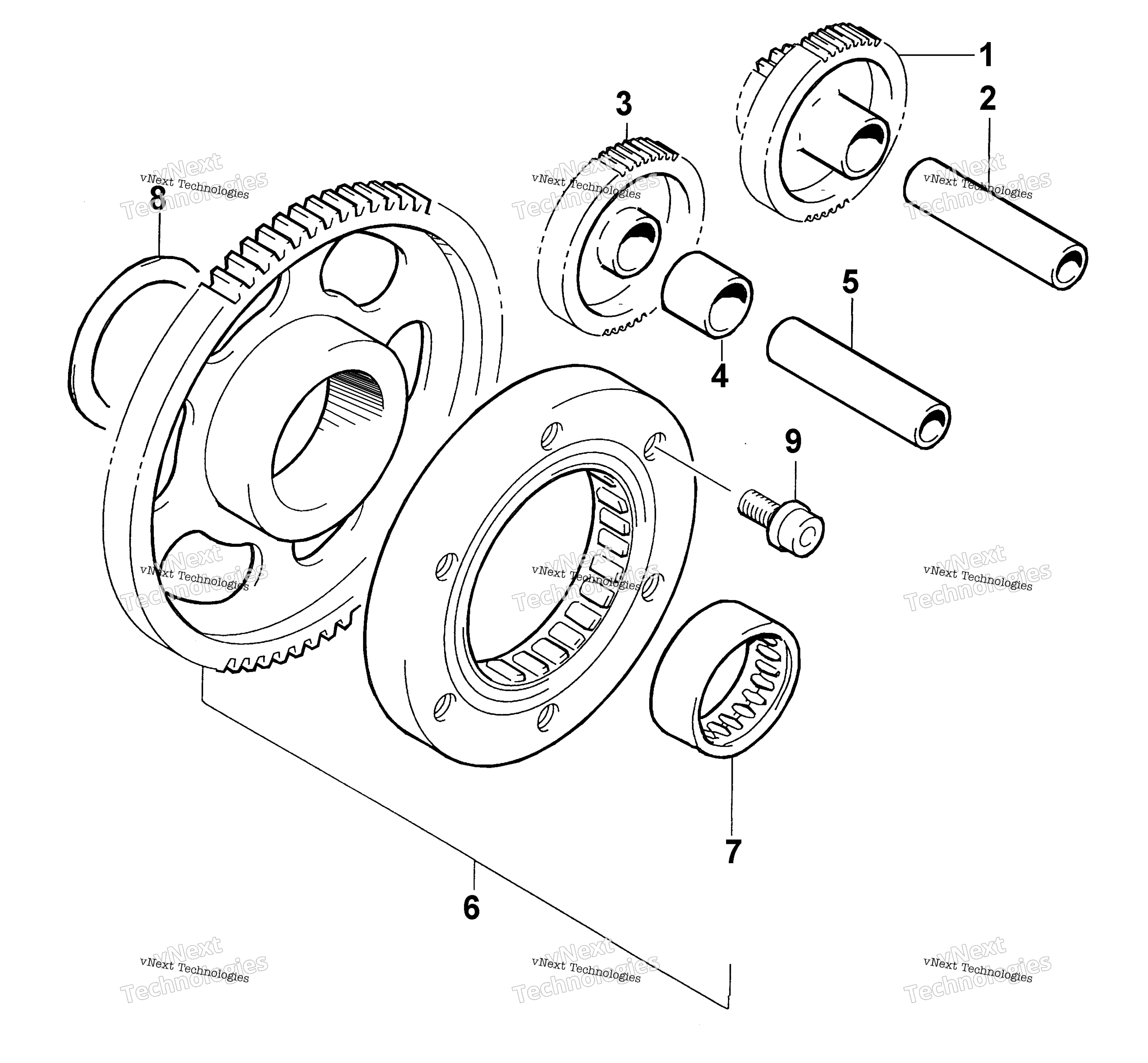 Стартер Clutch Assembly