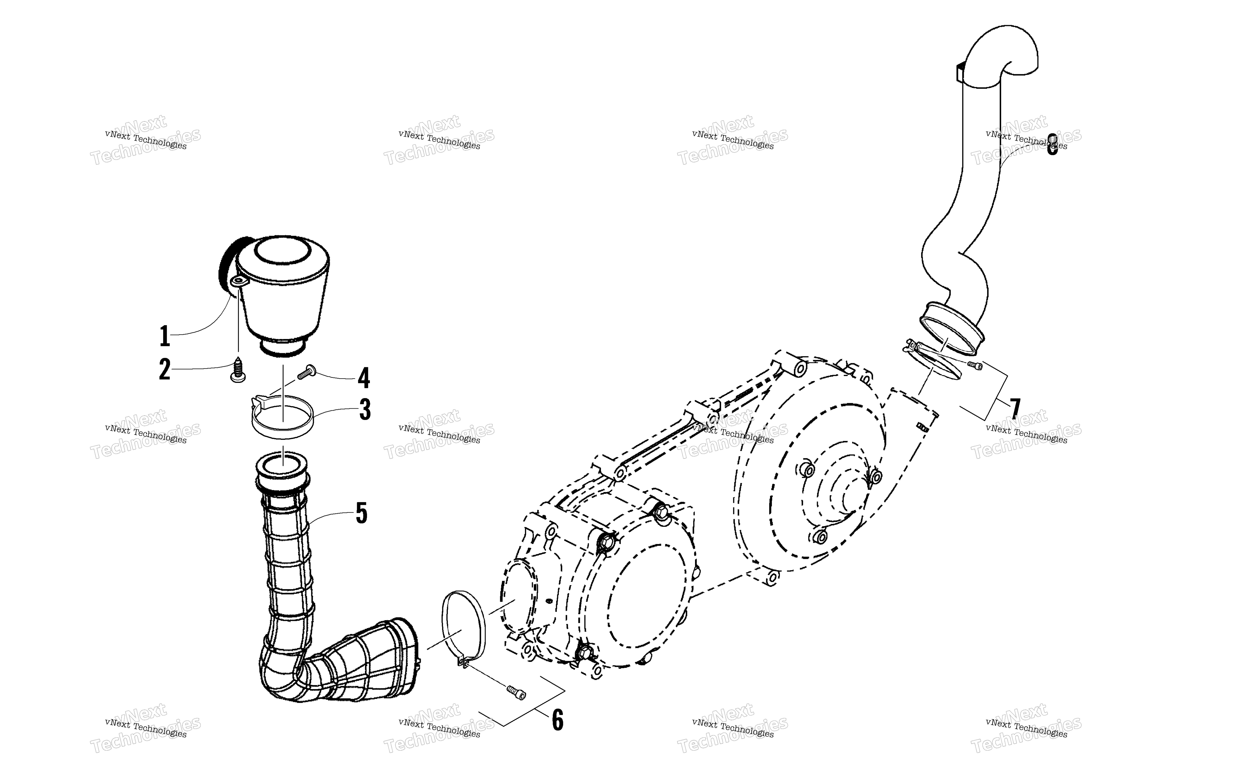 Система охлаждения Duct Assembly
