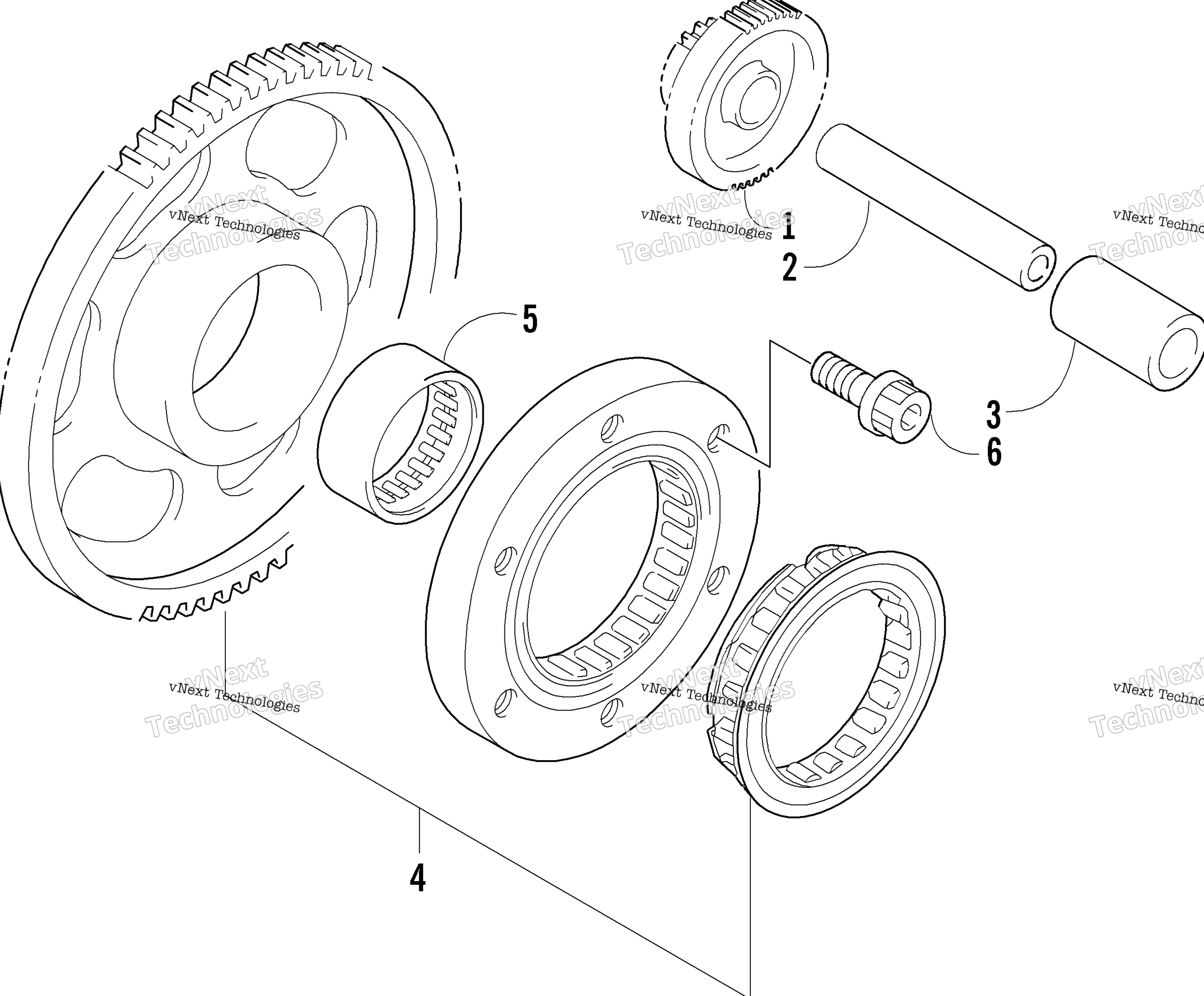 Стартер Clutch Assembly