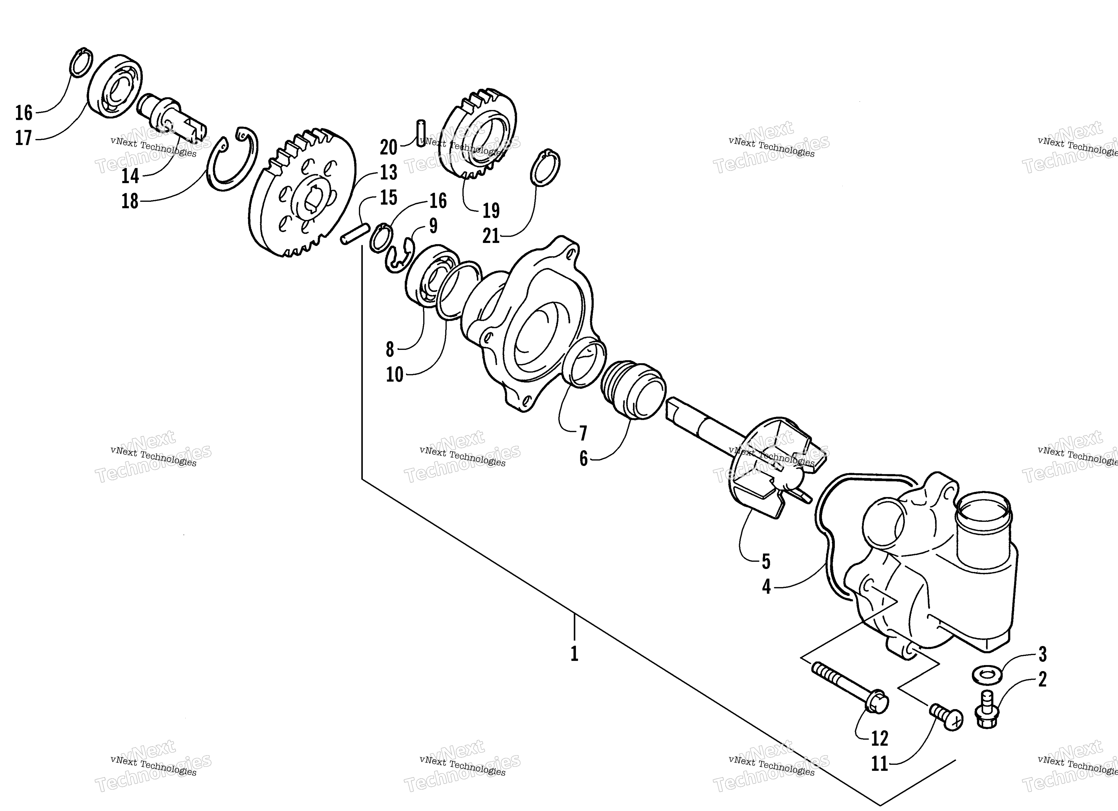 Система охлаждения Pump Assembly