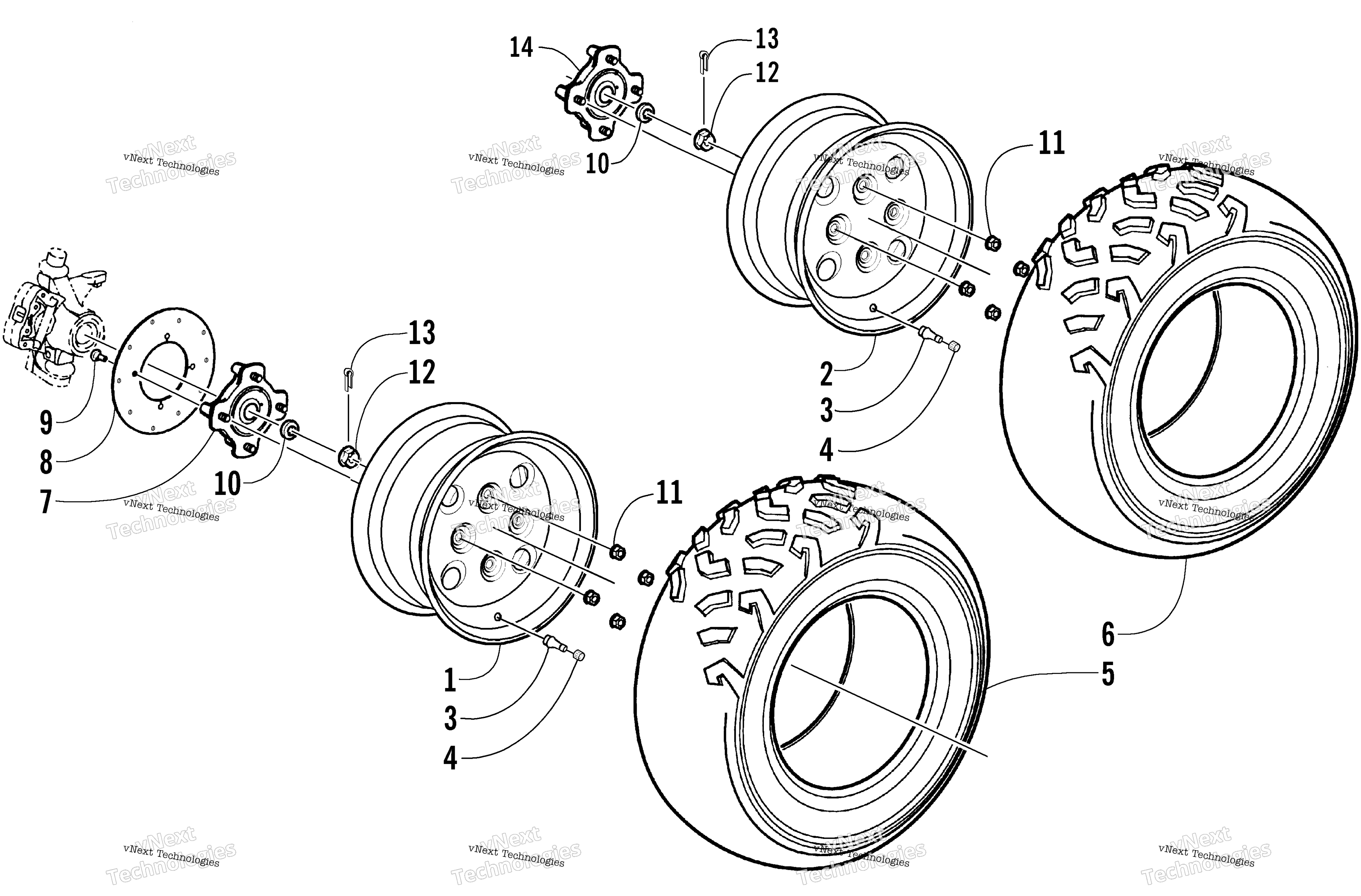 Колесо And Tire Assembly