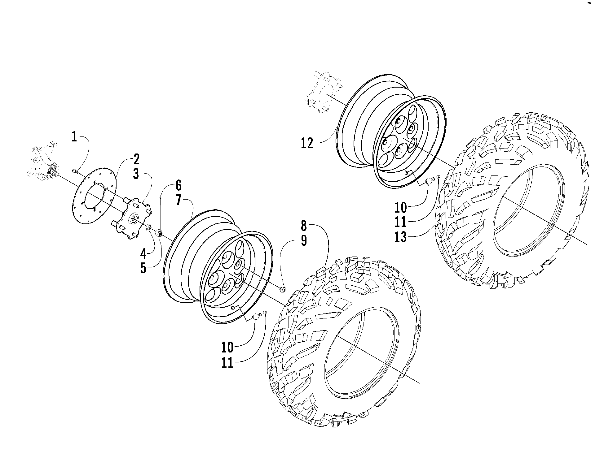 Колесо AND TIRE ASSEMBLY [59023]