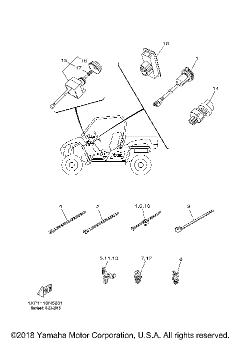 2015 VIKING HUNTER (YXM700DHFH)