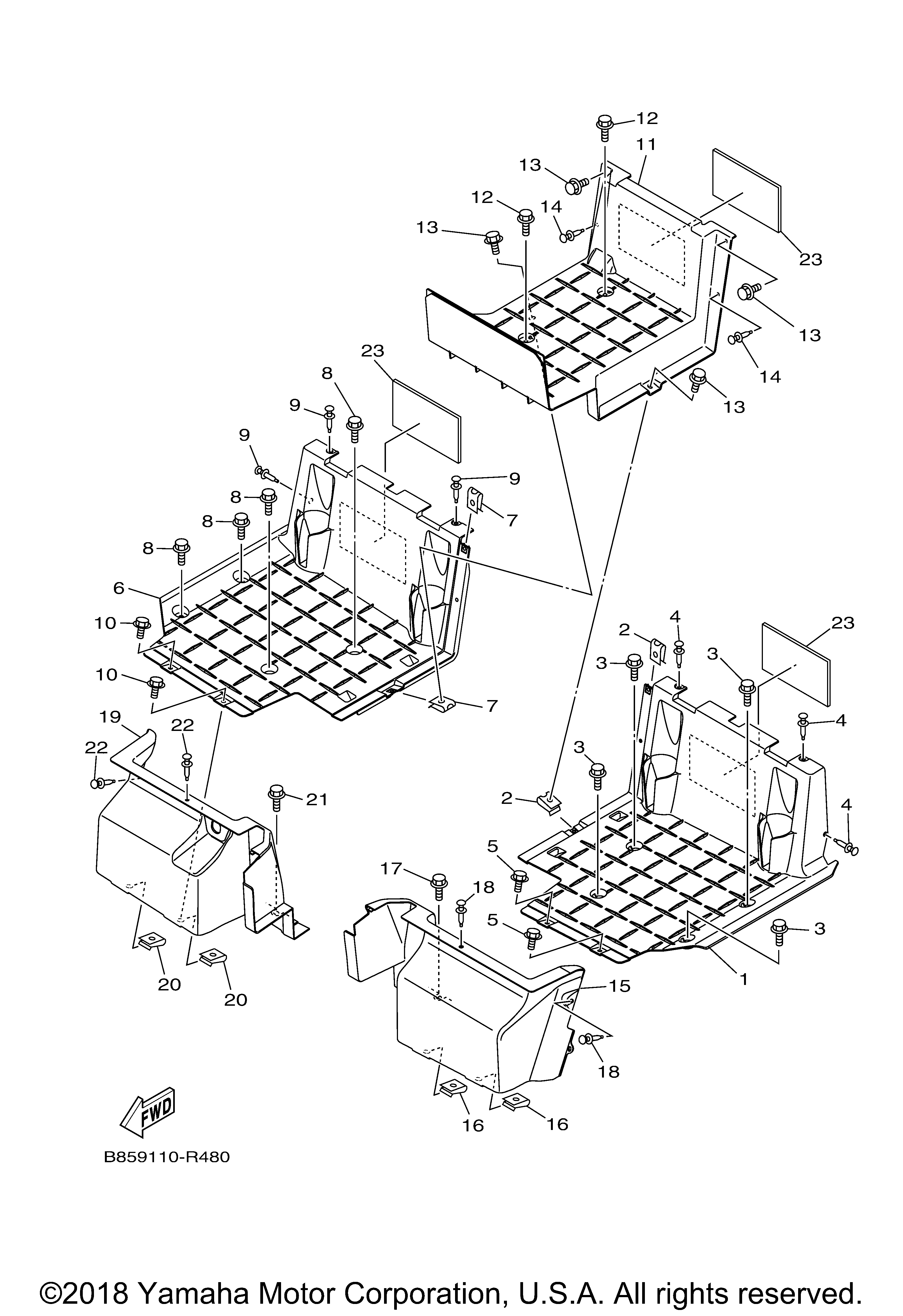 Подставка Footrest 2