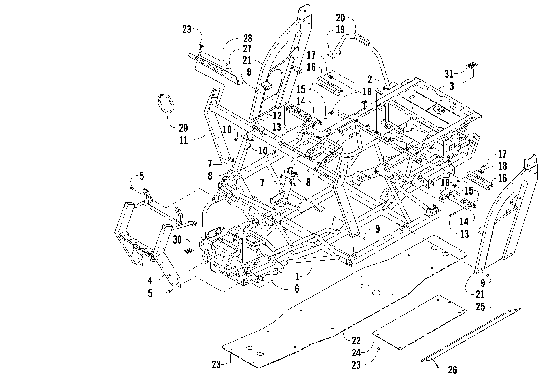 Рама AND RELATED PARTS [90675]