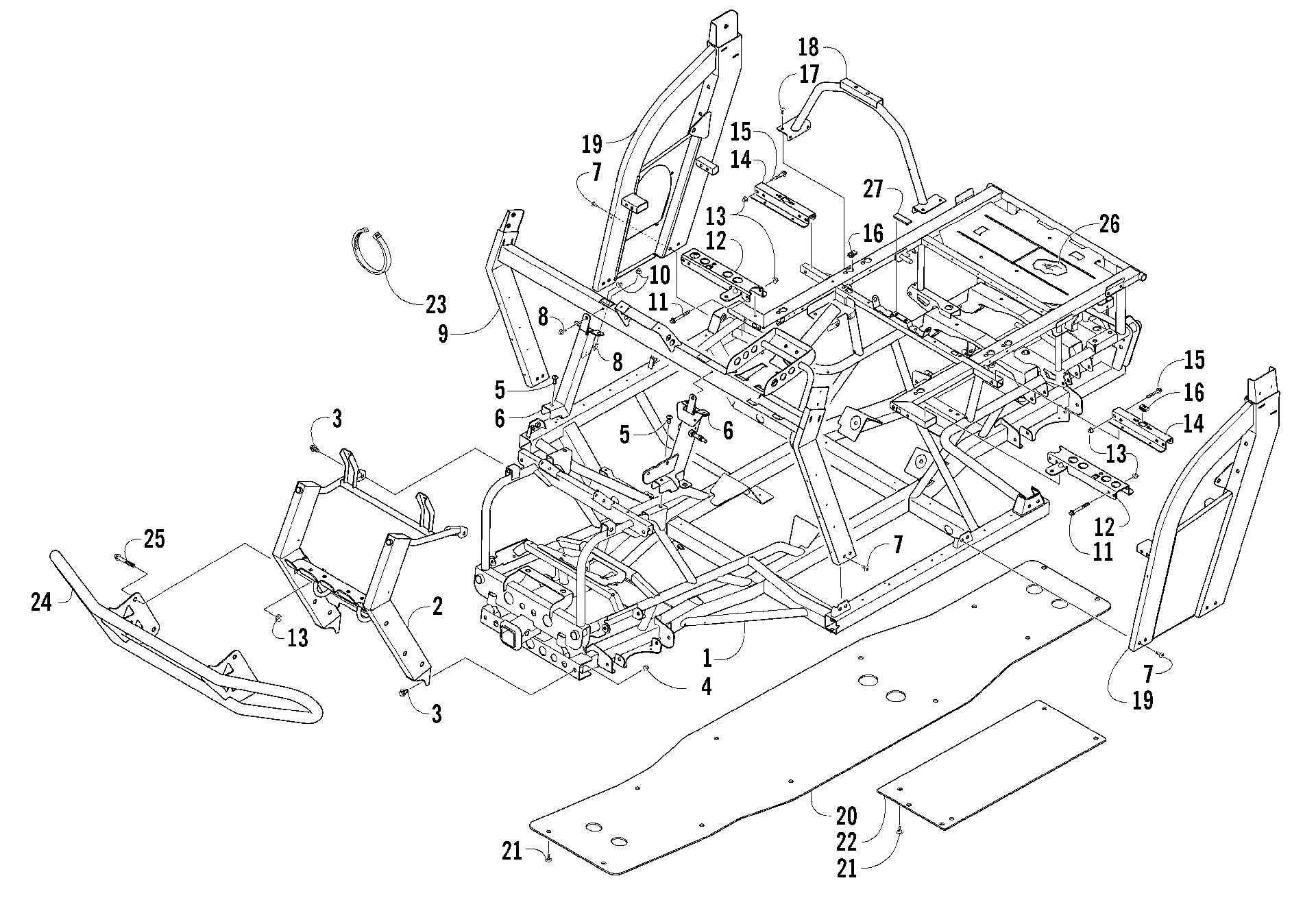Рама AND RELATED PARTS [87419]