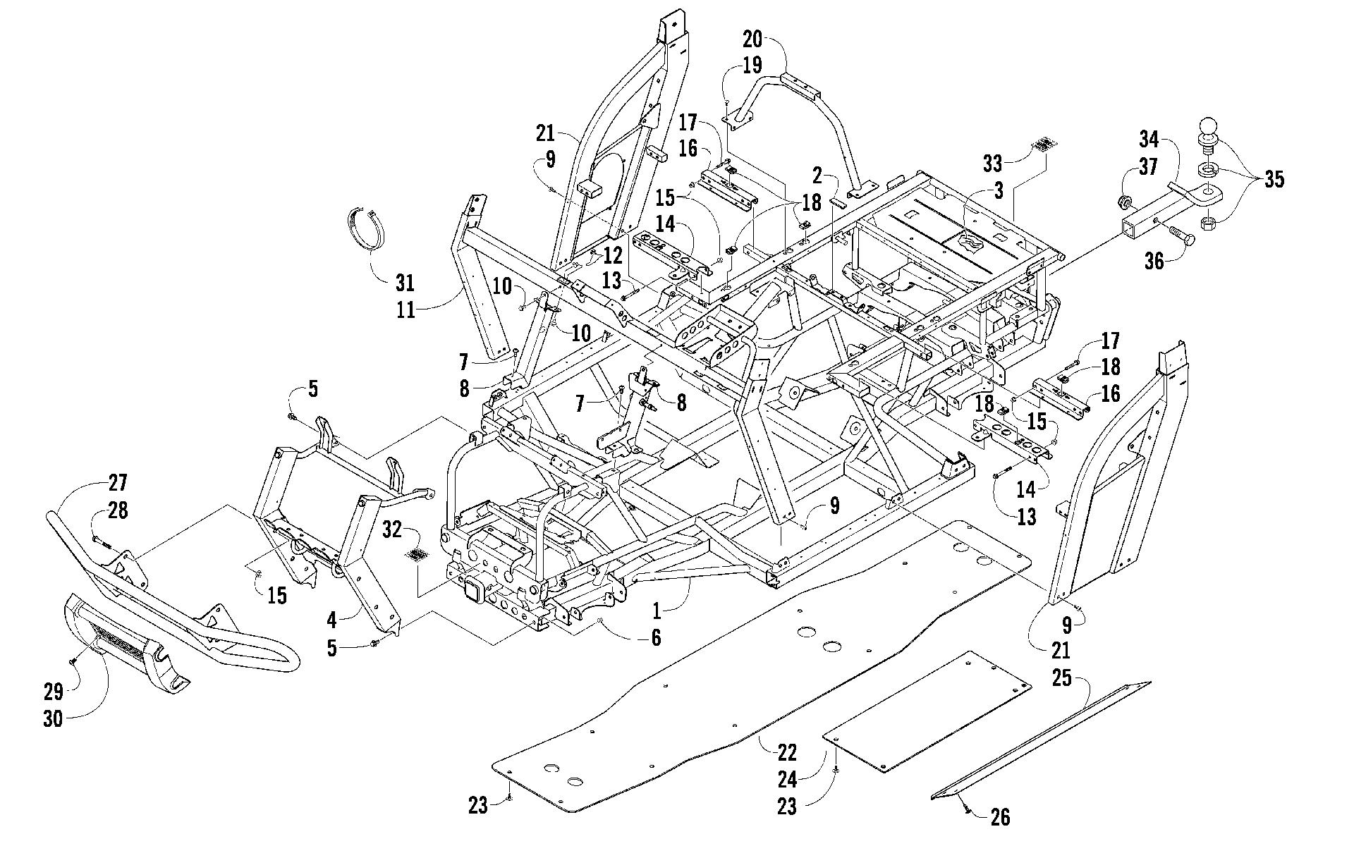 Рама AND RELATED PARTS [90612]