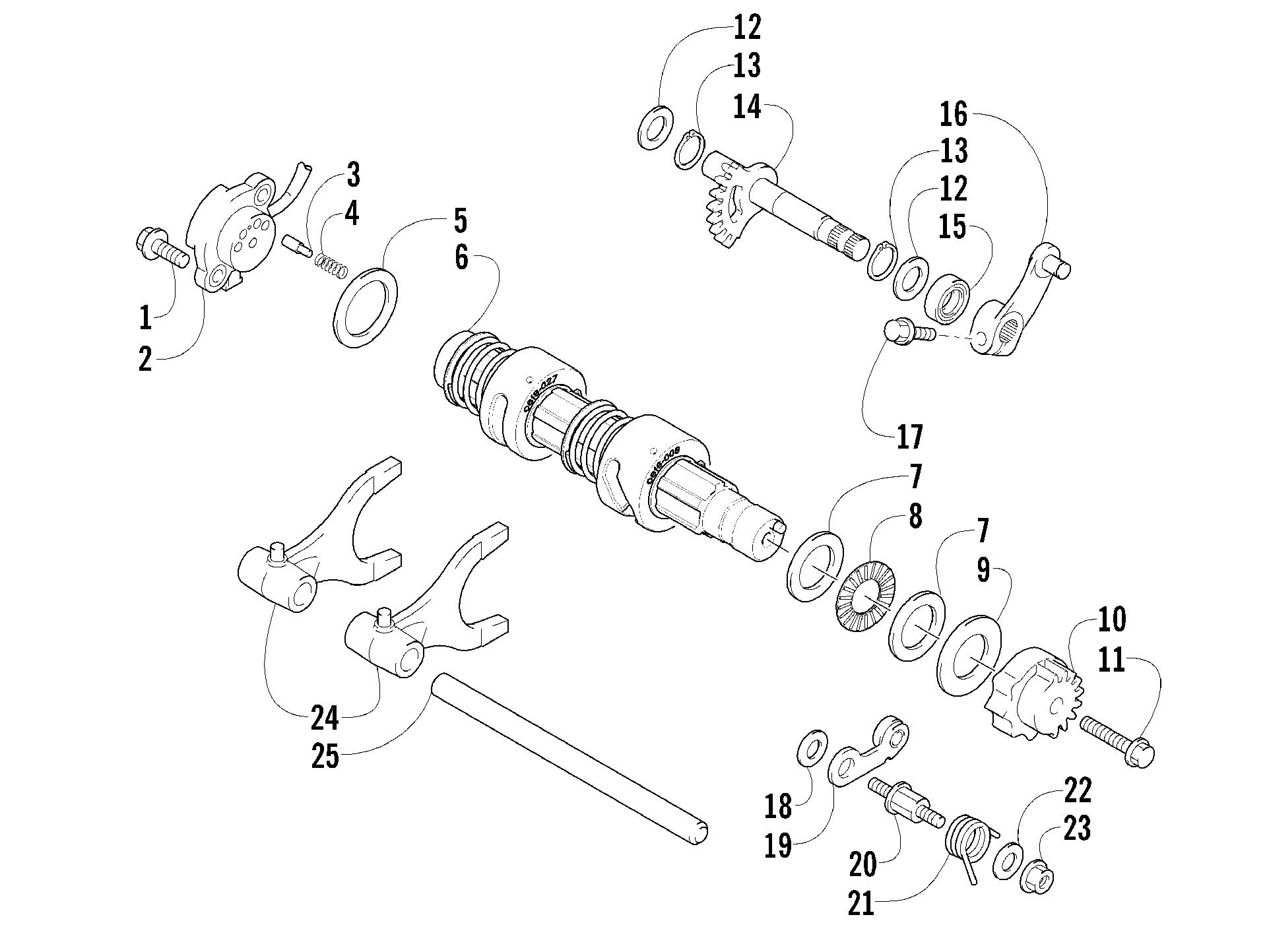 передача Shifting ASSEMBLY [85847]